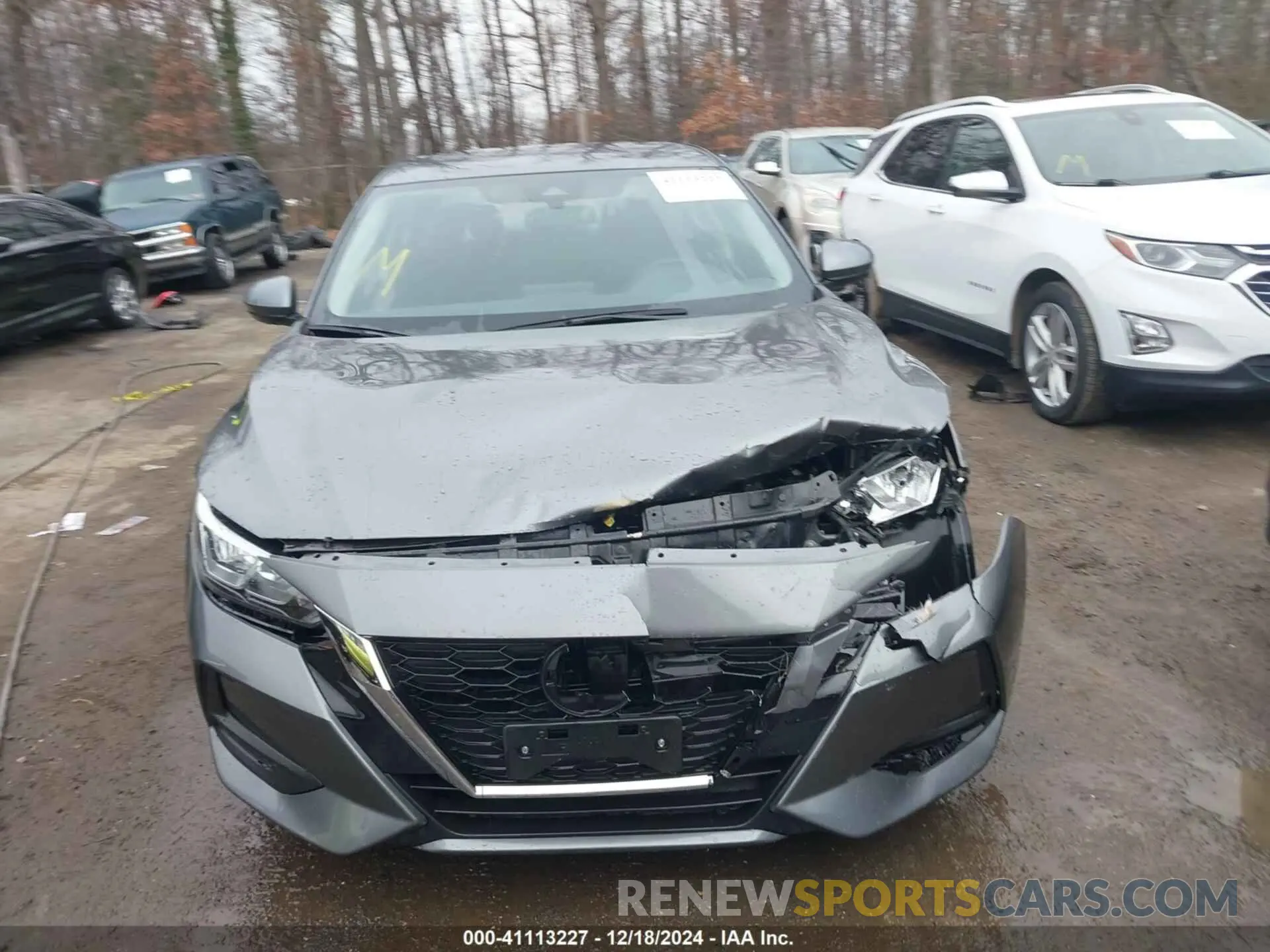 12 fotografías del automóvil dañado 3N1AB8BV7PY276636 NISSAN SENTRA 2023