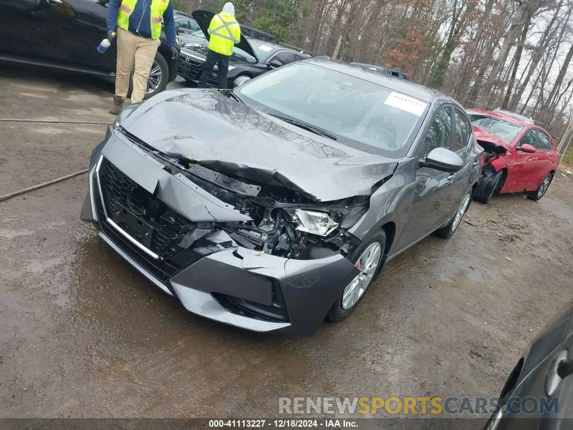 2 fotografías del automóvil dañado 3N1AB8BV7PY276636 NISSAN SENTRA 2023