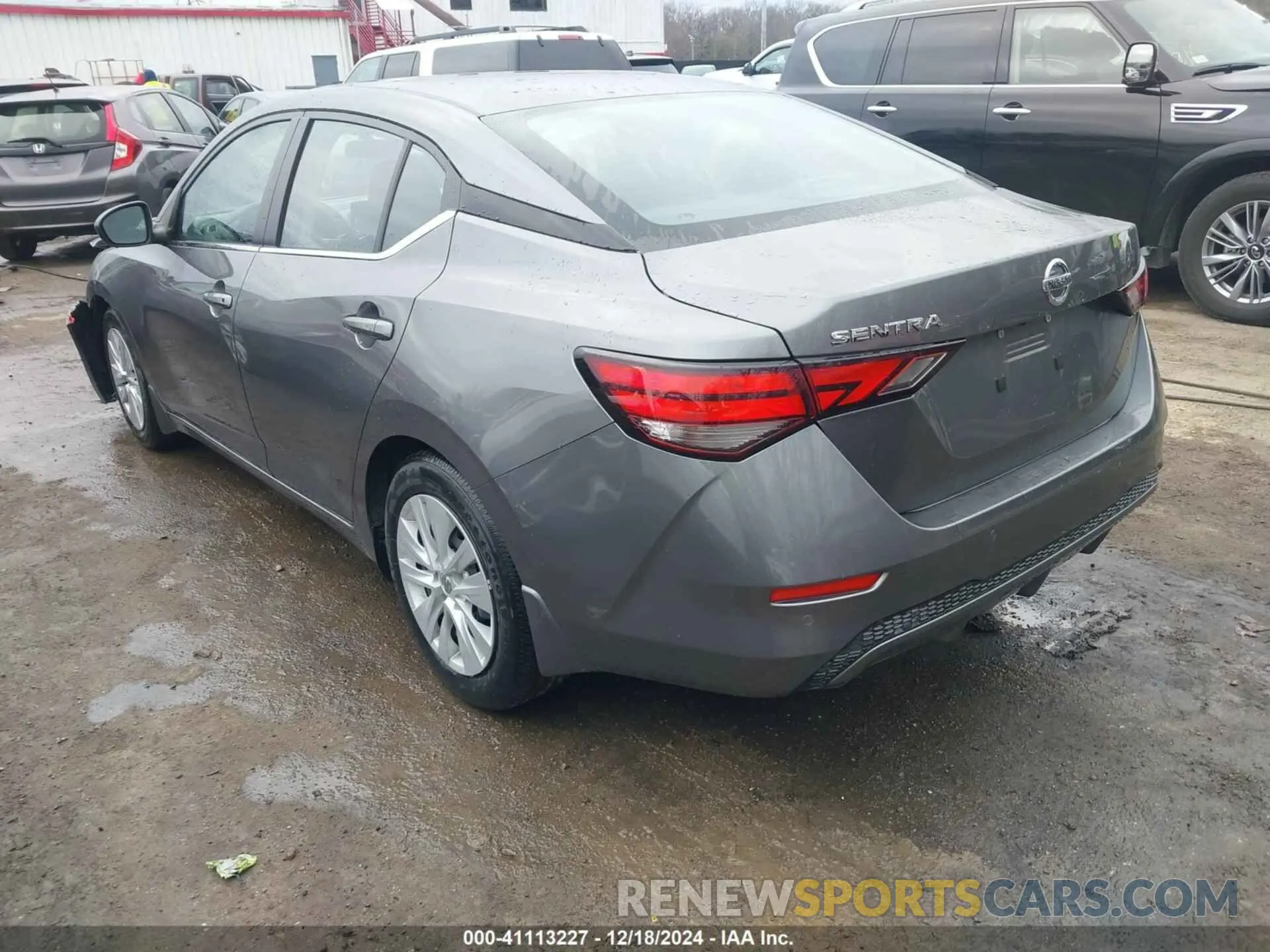 3 fotografías del automóvil dañado 3N1AB8BV7PY276636 NISSAN SENTRA 2023