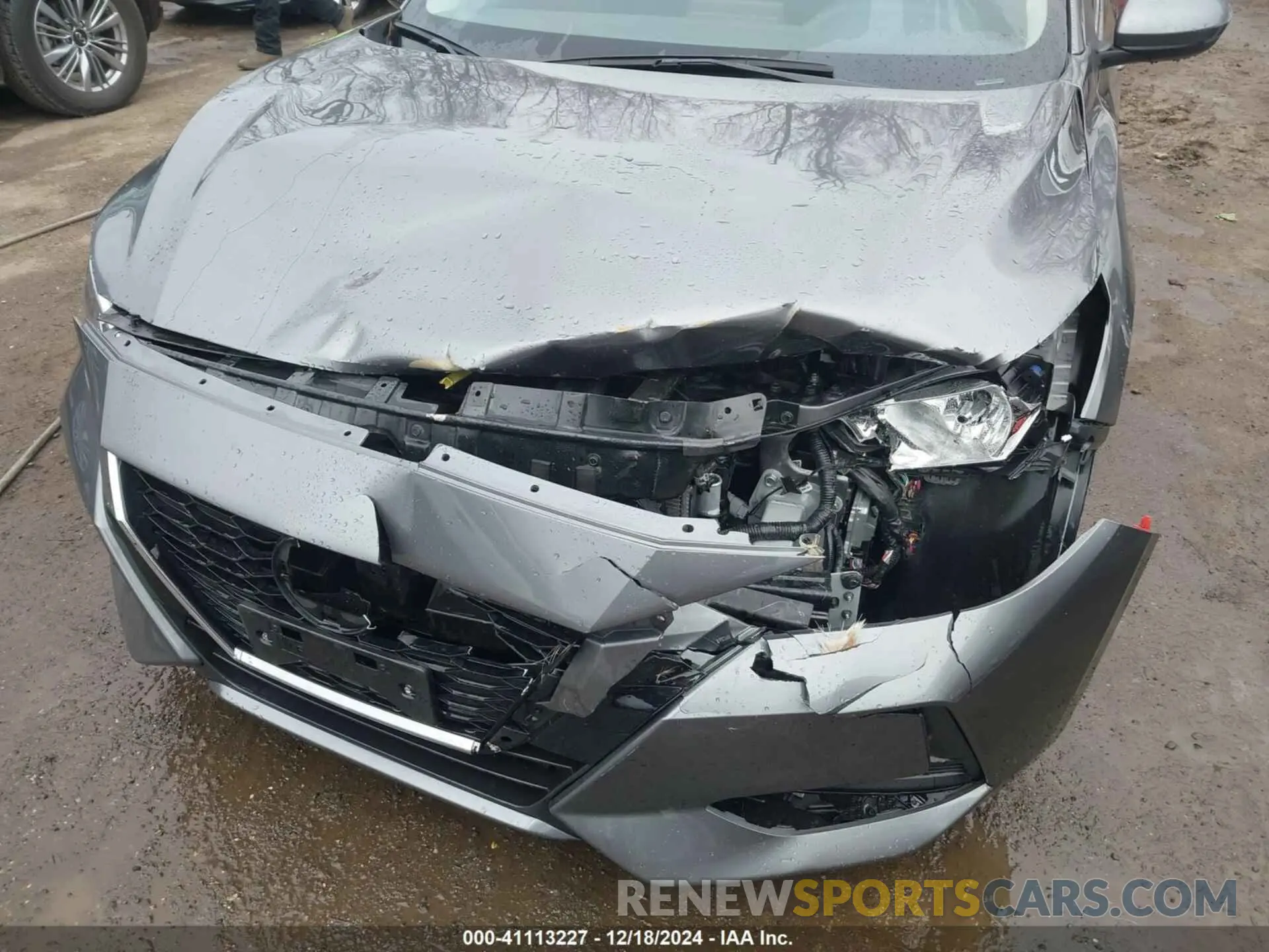 6 fotografías del automóvil dañado 3N1AB8BV7PY276636 NISSAN SENTRA 2023