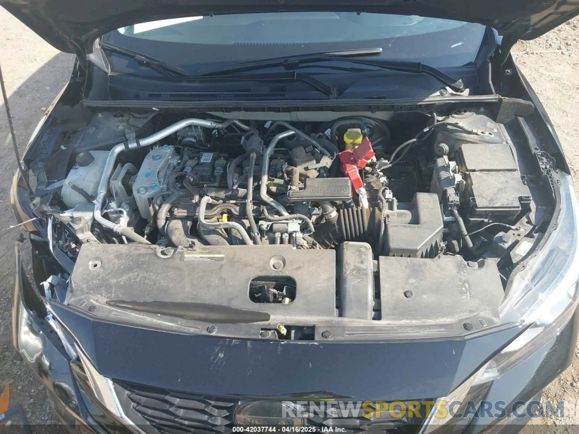 10 fotografías del automóvil dañado 3N1AB8BV7PY300434 NISSAN SENTRA 2023