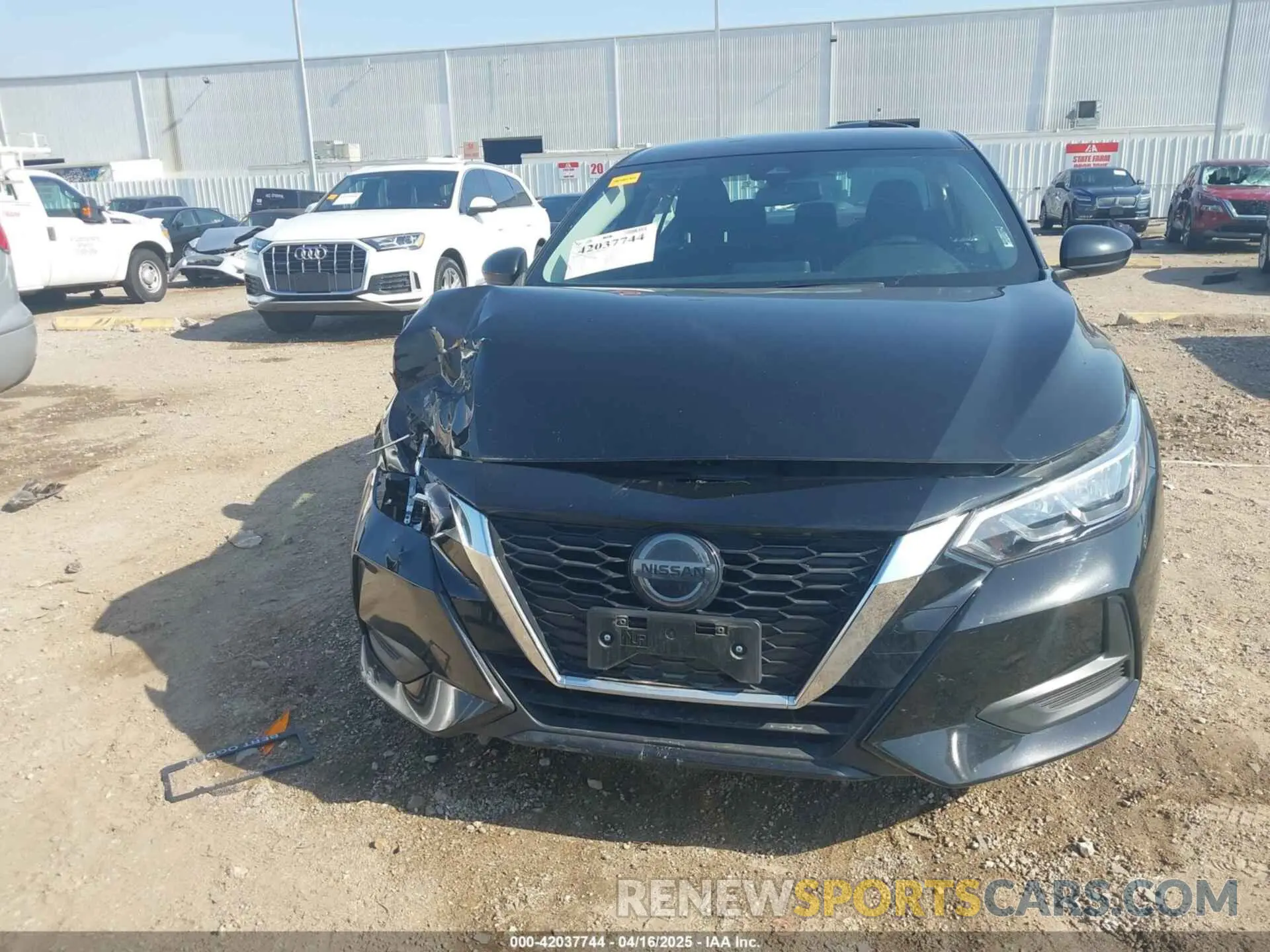 11 fotografías del automóvil dañado 3N1AB8BV7PY300434 NISSAN SENTRA 2023