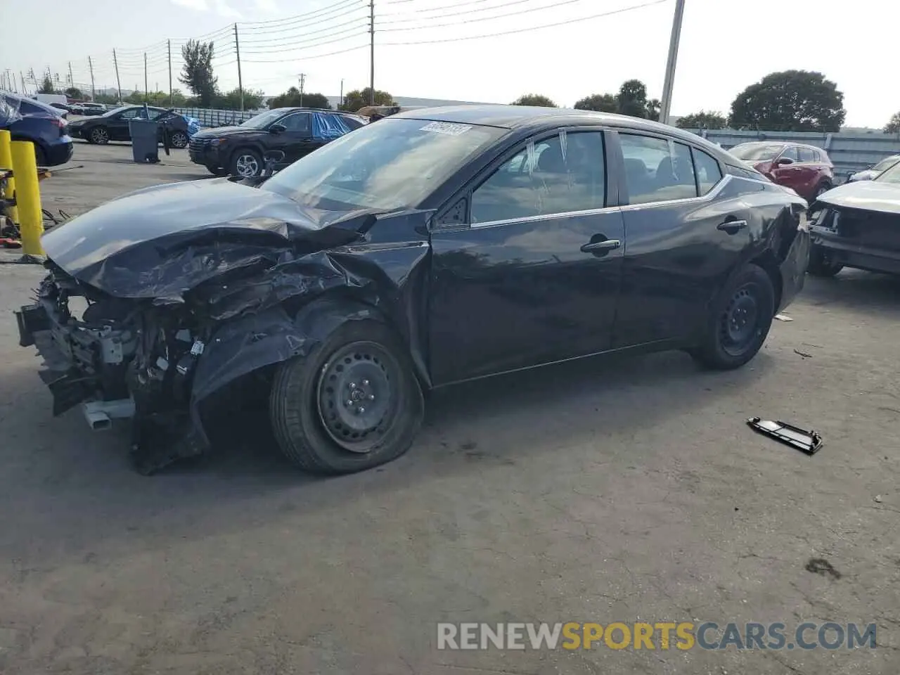 1 fotografías del automóvil dañado 3N1AB8BV8PY245704 NISSAN SENTRA 2023
