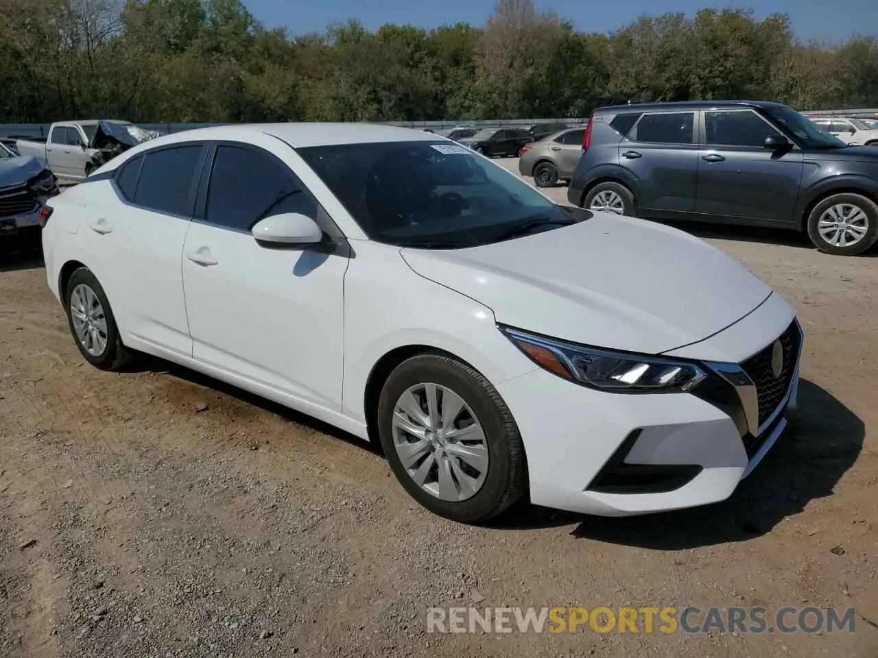 4 fotografías del automóvil dañado 3N1AB8BV8PY296703 NISSAN SENTRA 2023