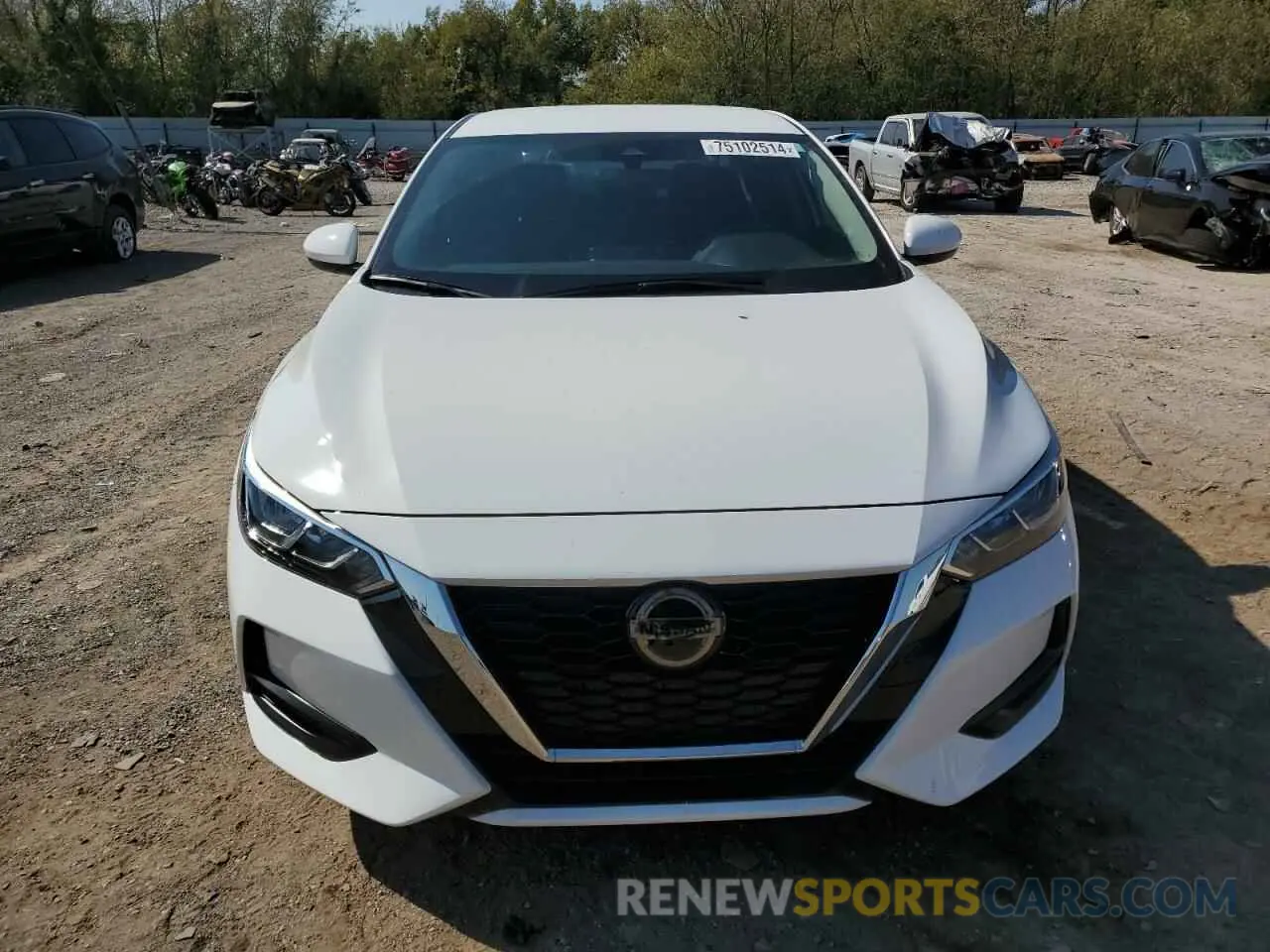 5 fotografías del automóvil dañado 3N1AB8BV8PY296703 NISSAN SENTRA 2023