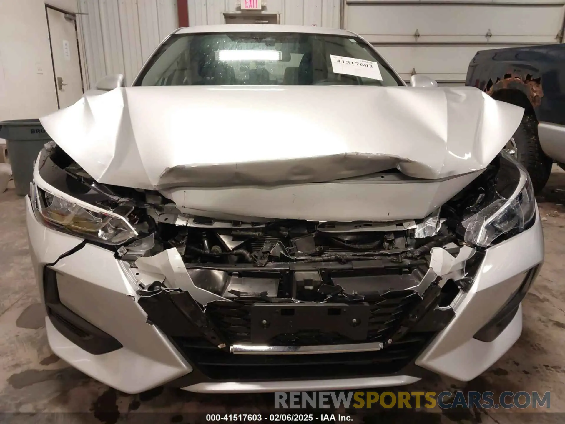 6 fotografías del automóvil dañado 3N1AB8BV9PY297813 NISSAN SENTRA 2023