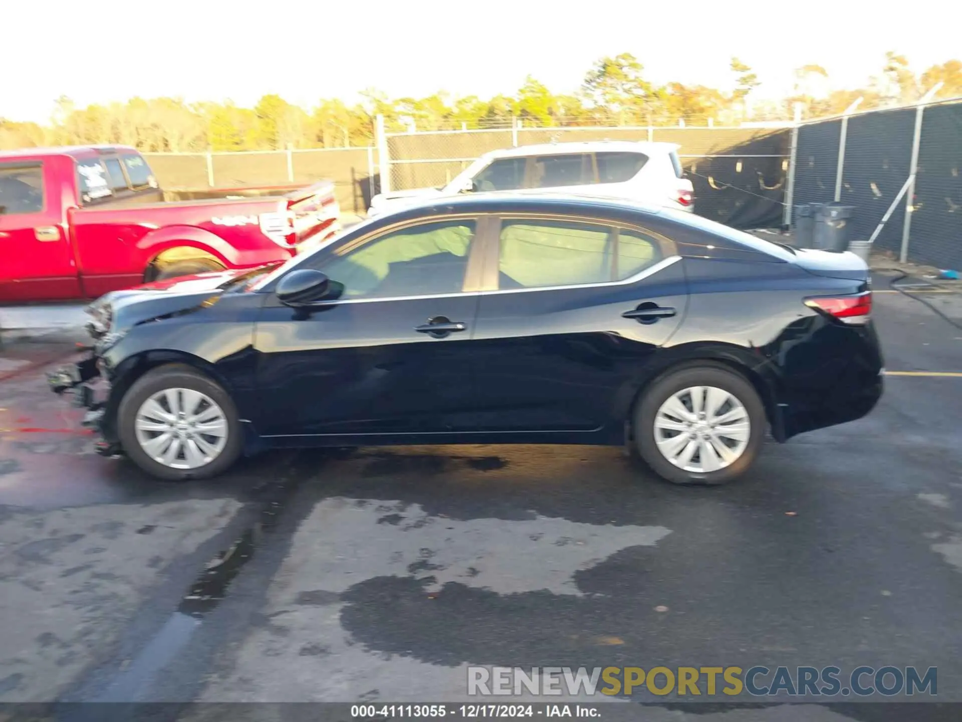 15 fotografías del automóvil dañado 3N1AB8BV9PY321494 NISSAN SENTRA 2023