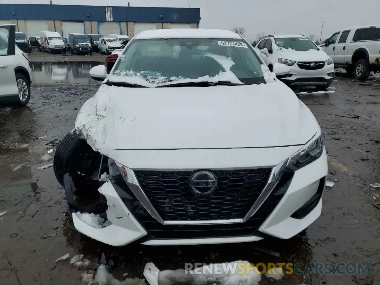 5 fotografías del automóvil dañado 3N1AB8BVXPY287291 NISSAN SENTRA 2023