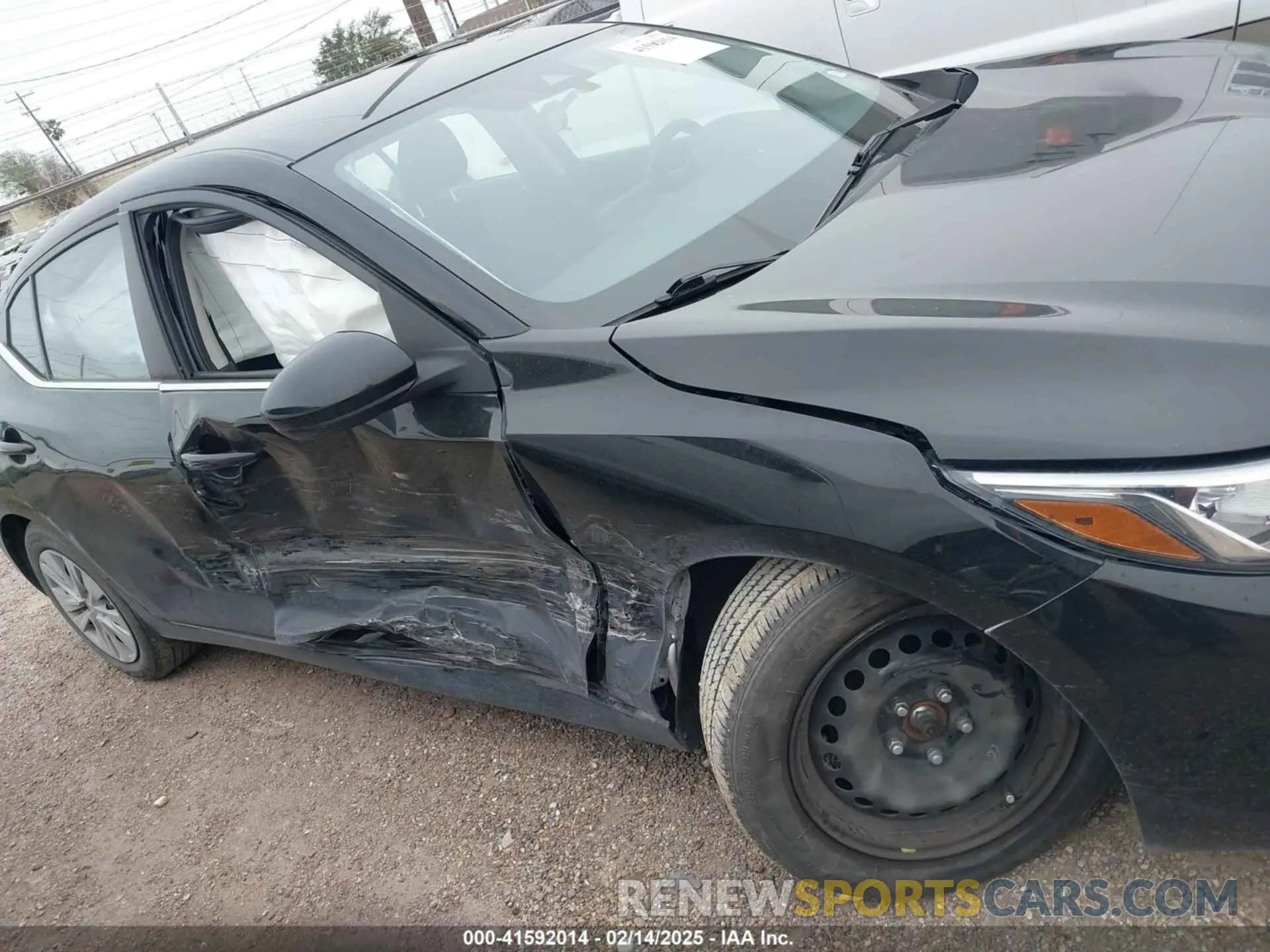 14 fotografías del automóvil dañado 3N1AB8BVXPY294466 NISSAN SENTRA 2023