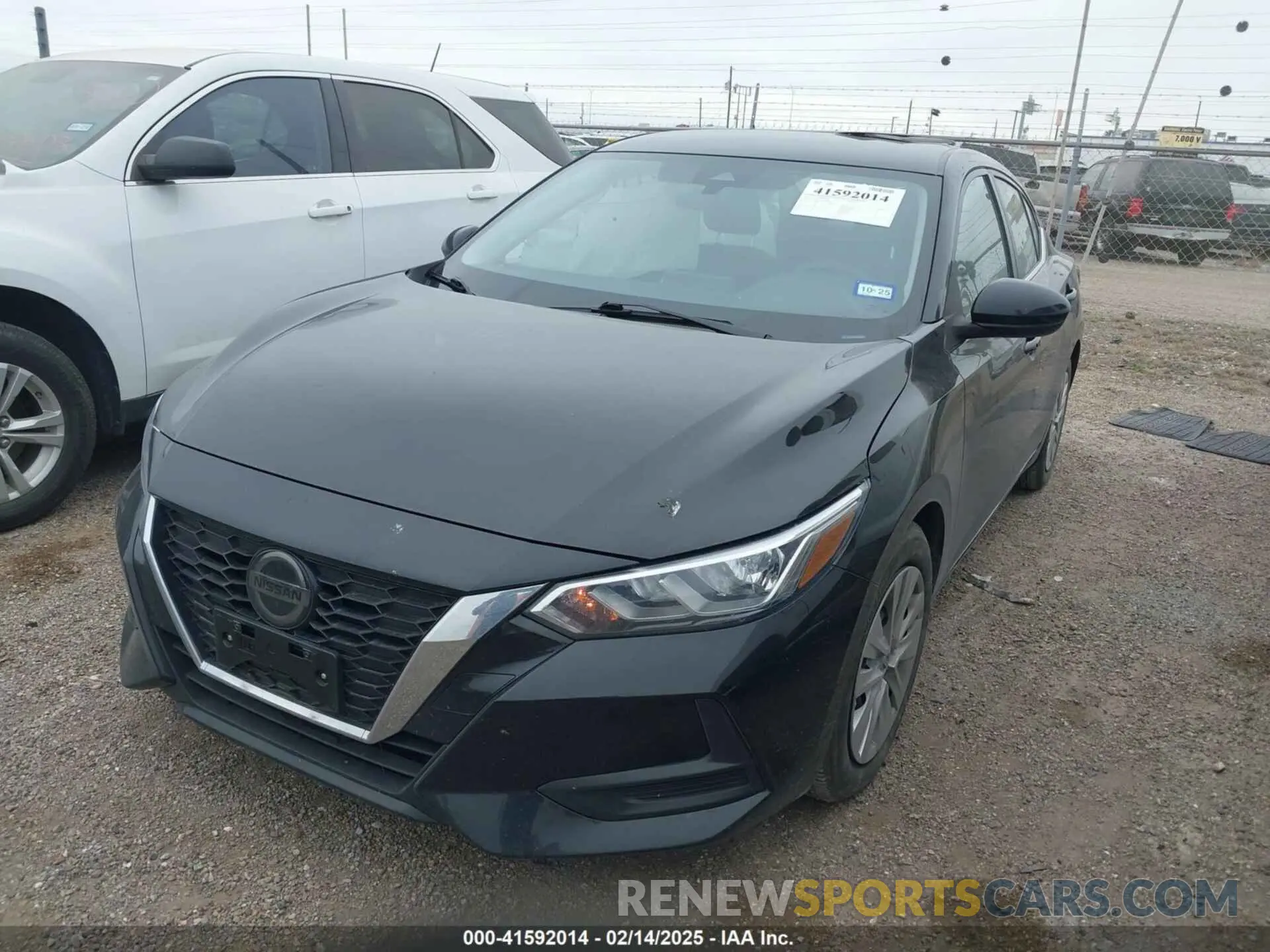2 fotografías del automóvil dañado 3N1AB8BVXPY294466 NISSAN SENTRA 2023