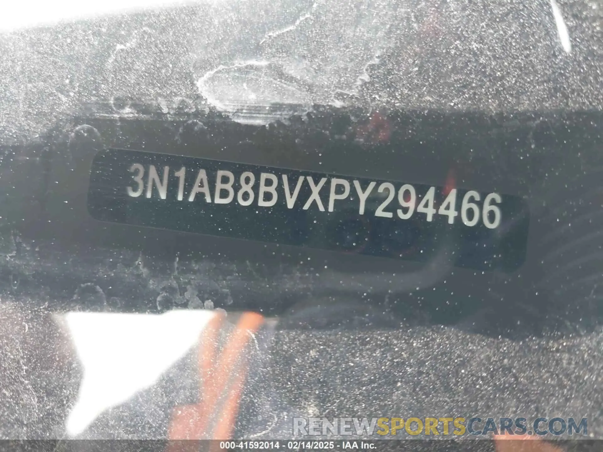 9 fotografías del automóvil dañado 3N1AB8BVXPY294466 NISSAN SENTRA 2023