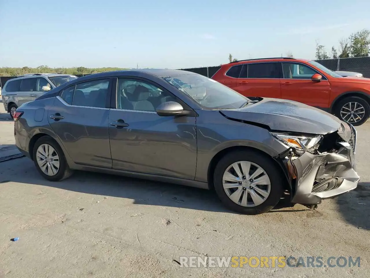 4 fotografías del automóvil dañado 3N1AB8BVXPY304350 NISSAN SENTRA 2023
