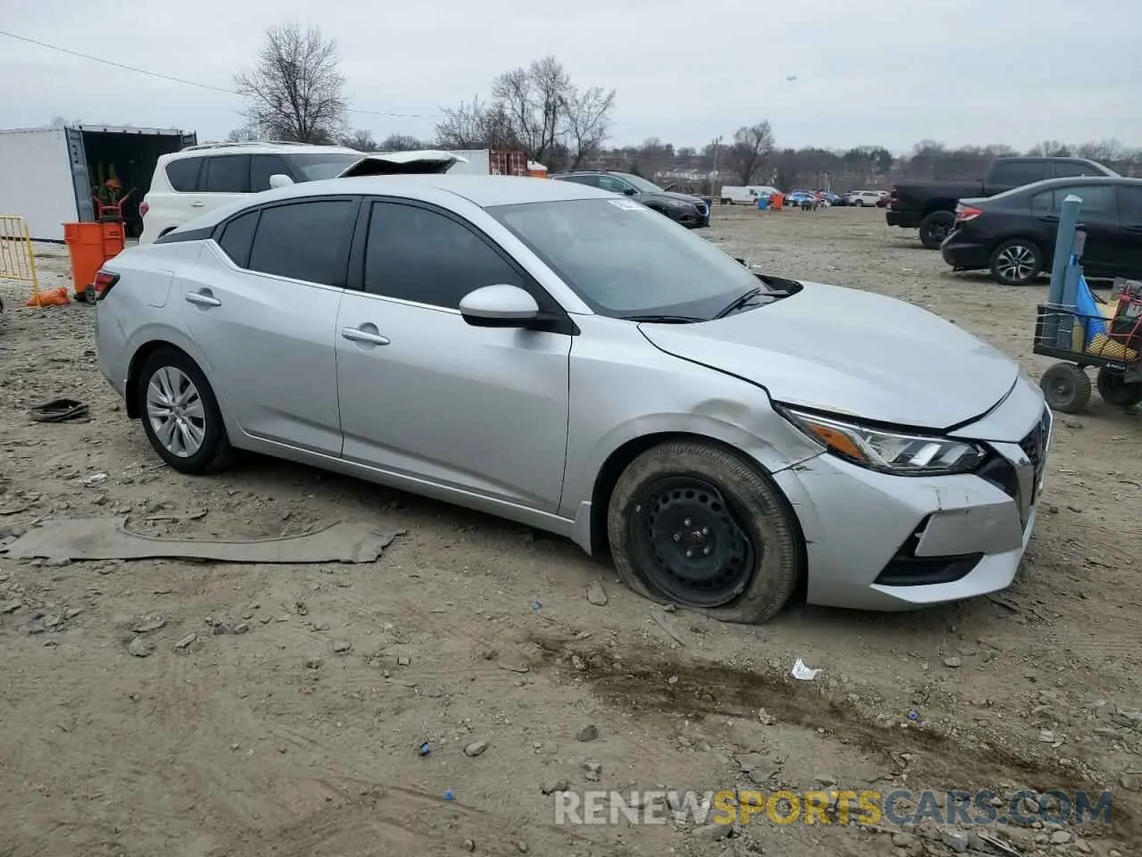 4 fotografías del automóvil dañado 3N1AB8BVXPY319804 NISSAN SENTRA 2023