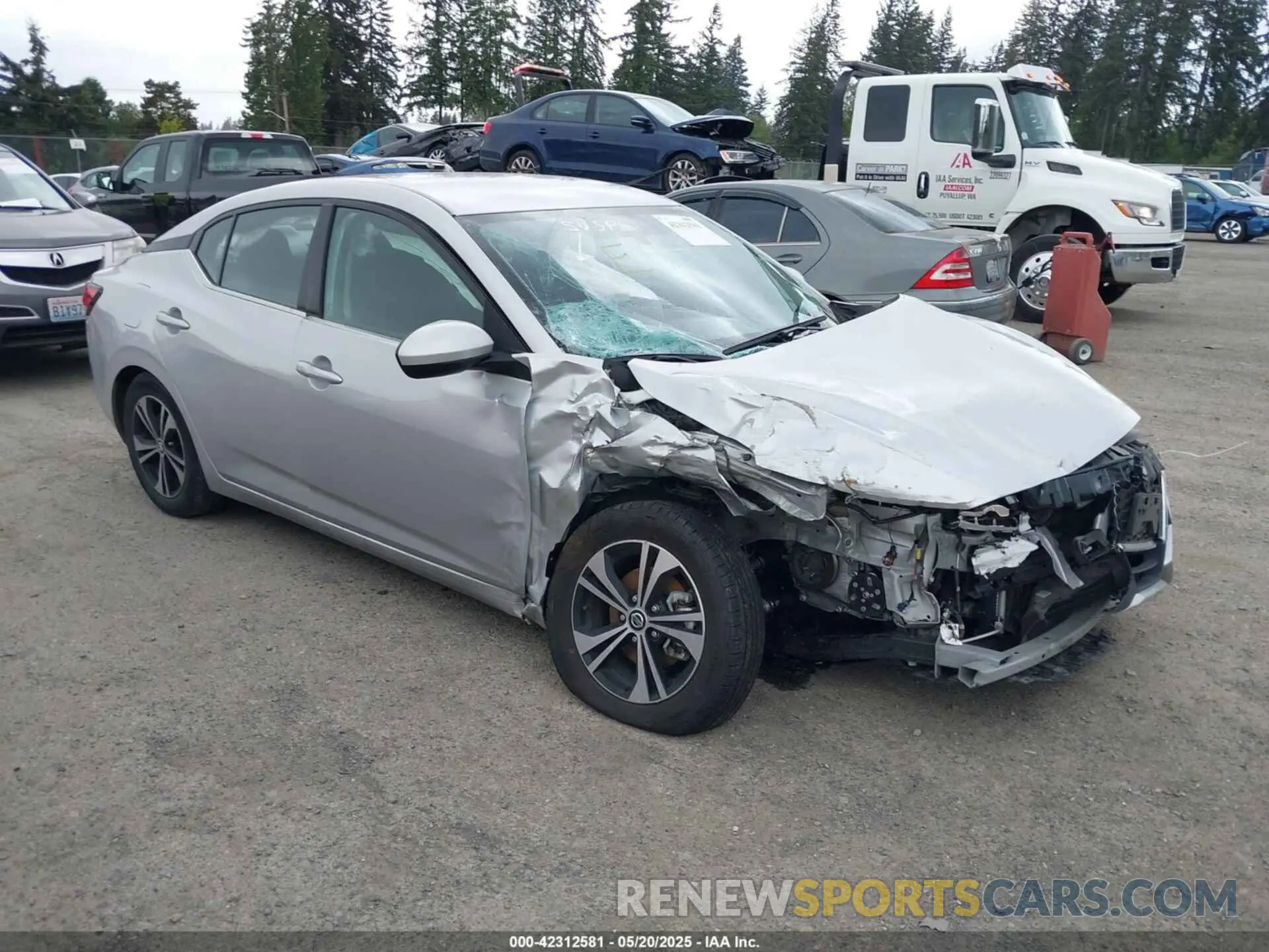 1 fotografías del automóvil dañado 3N1AB8CV0PY251740 NISSAN SENTRA 2023