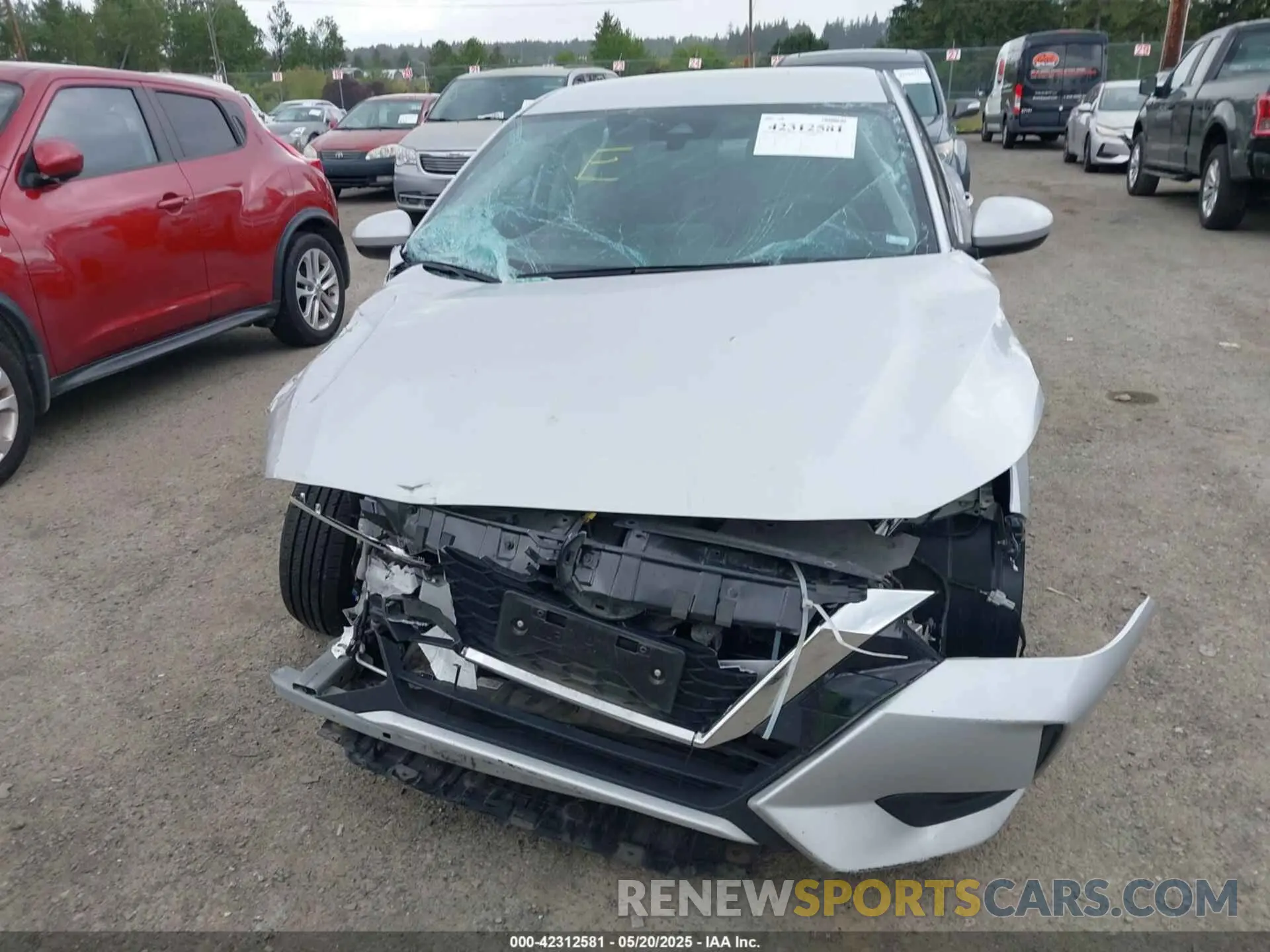13 fotografías del automóvil dañado 3N1AB8CV0PY251740 NISSAN SENTRA 2023