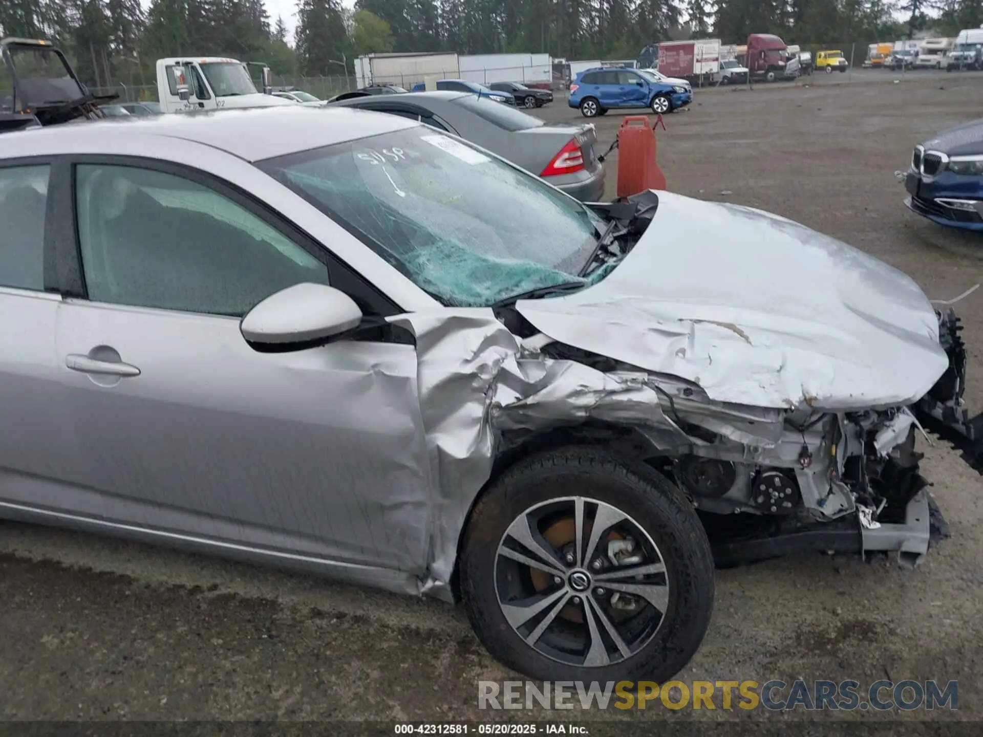 18 fotografías del automóvil dañado 3N1AB8CV0PY251740 NISSAN SENTRA 2023