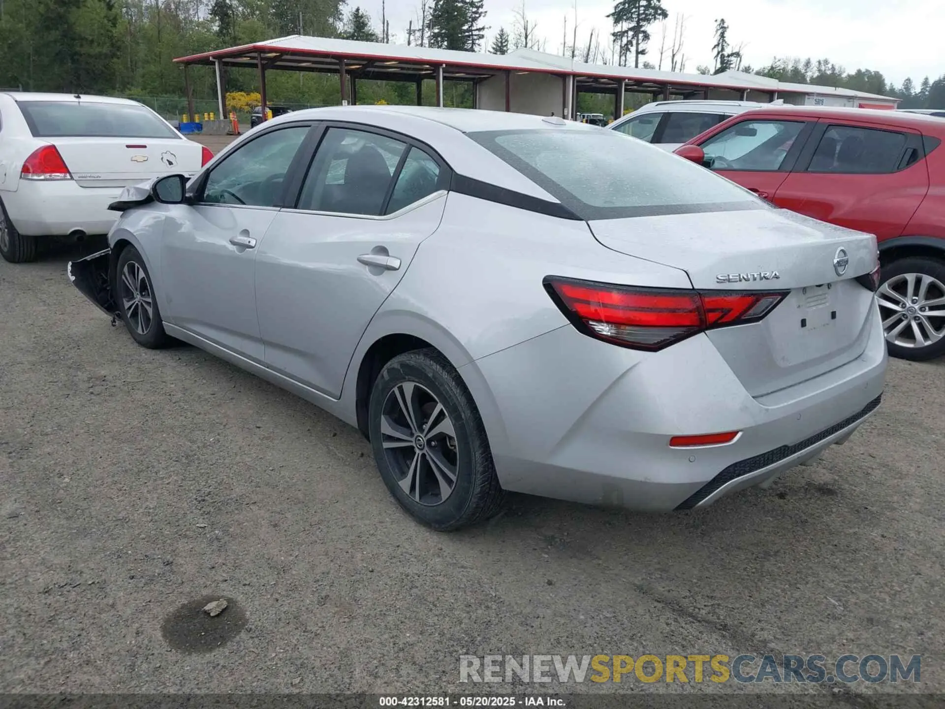 3 fotografías del automóvil dañado 3N1AB8CV0PY251740 NISSAN SENTRA 2023