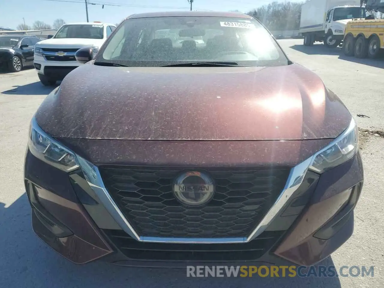 5 fotografías del automóvil dañado 3N1AB8CV0PY264486 NISSAN SENTRA 2023