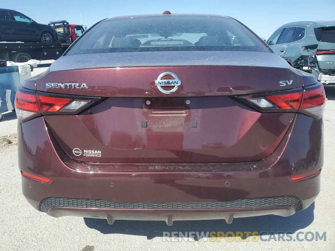 6 fotografías del automóvil dañado 3N1AB8CV0PY264486 NISSAN SENTRA 2023
