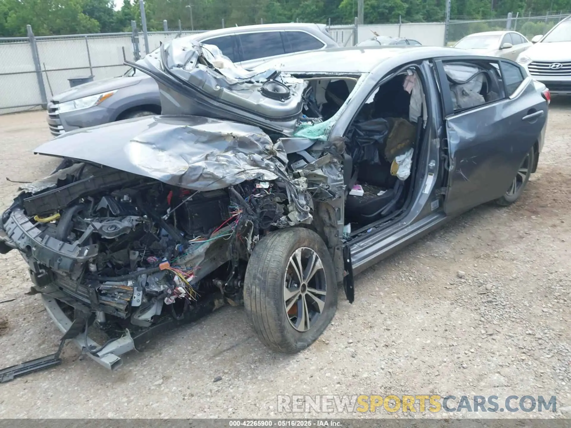 13 fotografías del automóvil dañado 3N1AB8CV0PY274855 NISSAN SENTRA 2023
