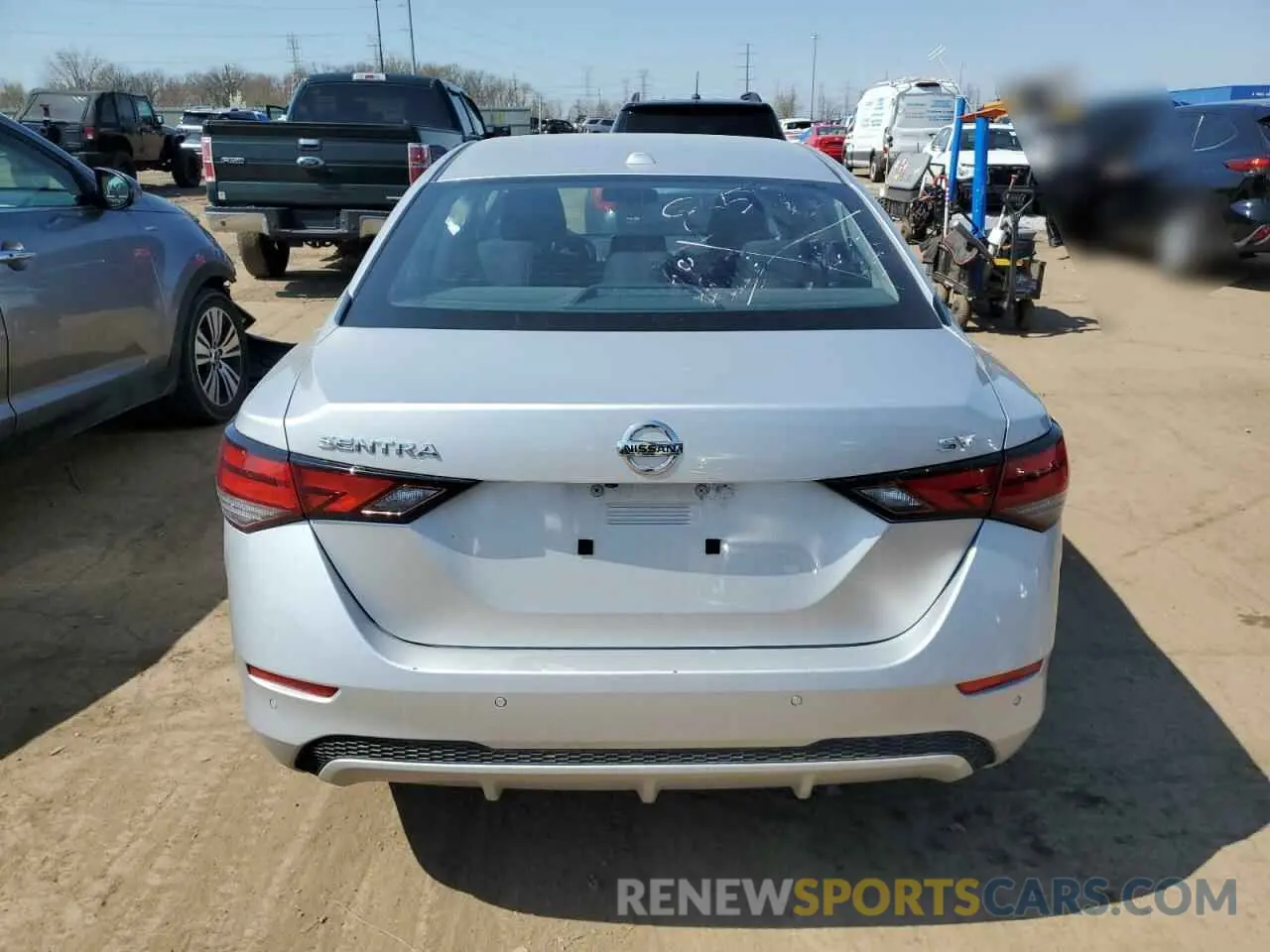 6 fotografías del automóvil dañado 3N1AB8CV0PY278369 NISSAN SENTRA 2023