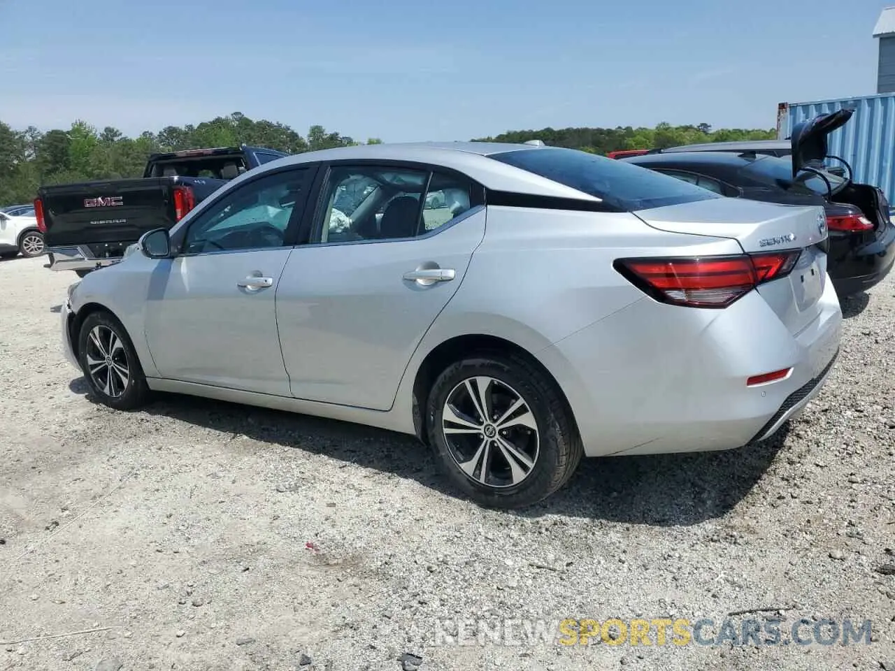2 fotografías del automóvil dañado 3N1AB8CV0PY298234 NISSAN SENTRA 2023
