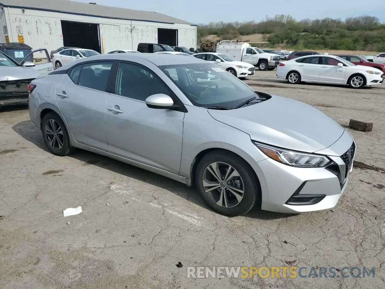 4 fotografías del automóvil dañado 3N1AB8CV0PY299979 NISSAN SENTRA 2023