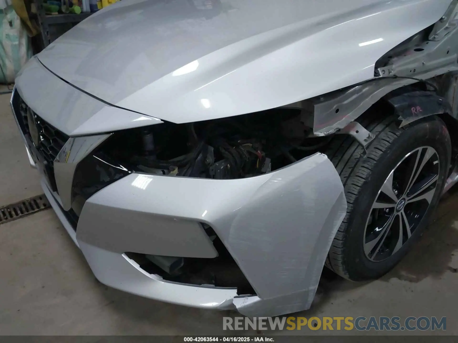 19 fotografías del automóvil dañado 3N1AB8CV0PY300502 NISSAN SENTRA 2023
