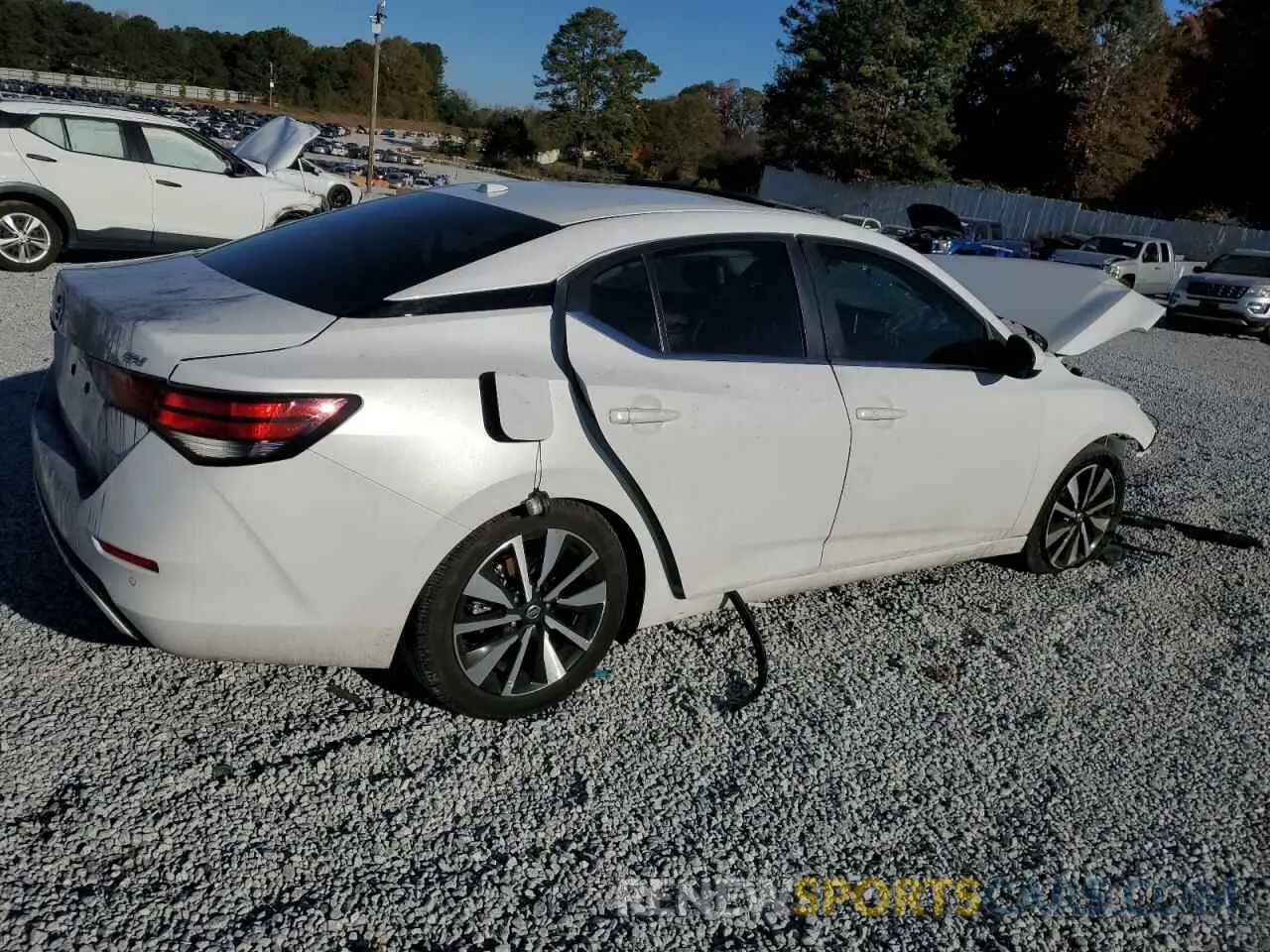 3 fotografías del automóvil dañado 3N1AB8CV1PY227298 NISSAN SENTRA 2023