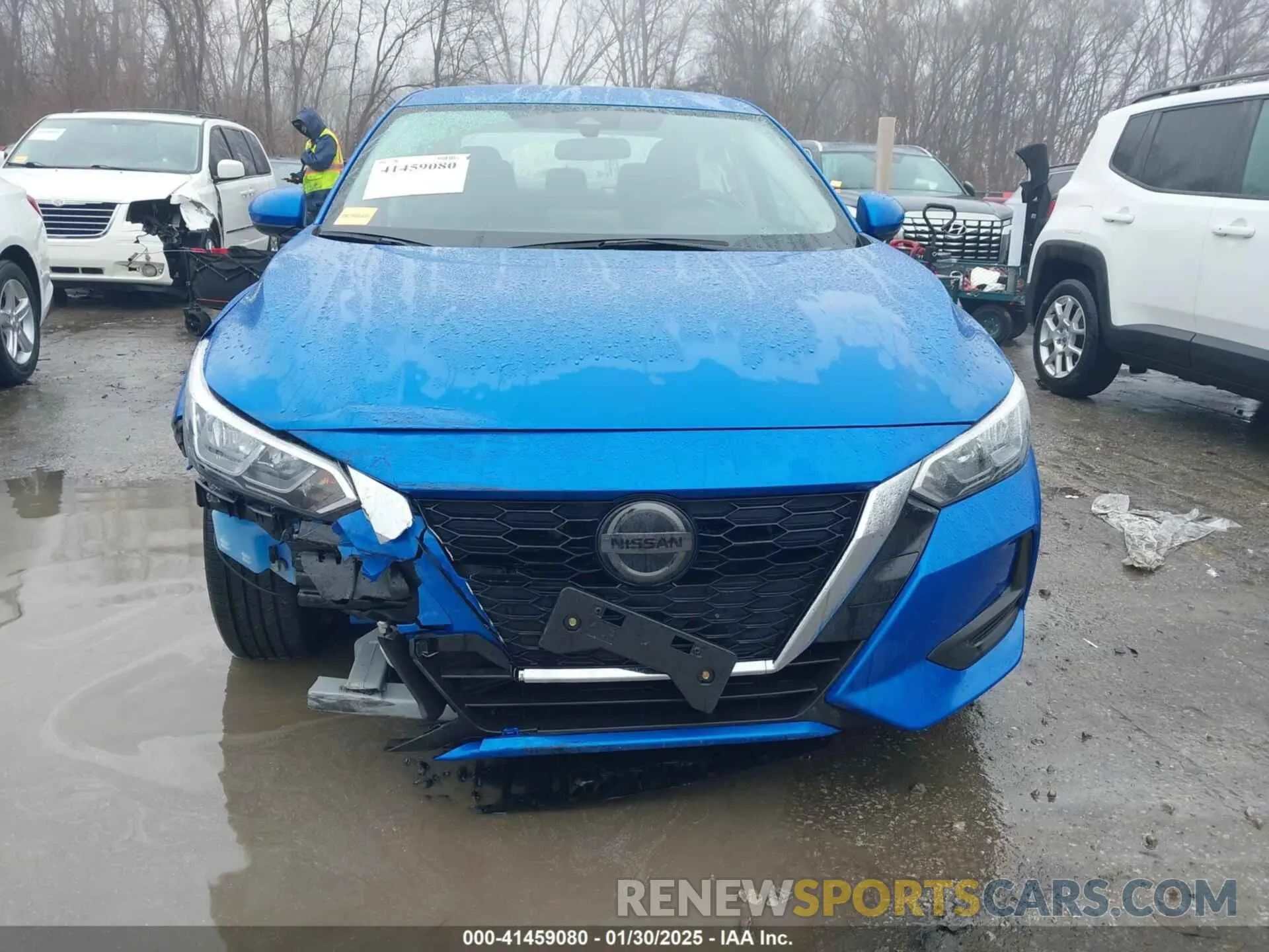 6 fotografías del automóvil dañado 3N1AB8CV1PY227866 NISSAN SENTRA 2023