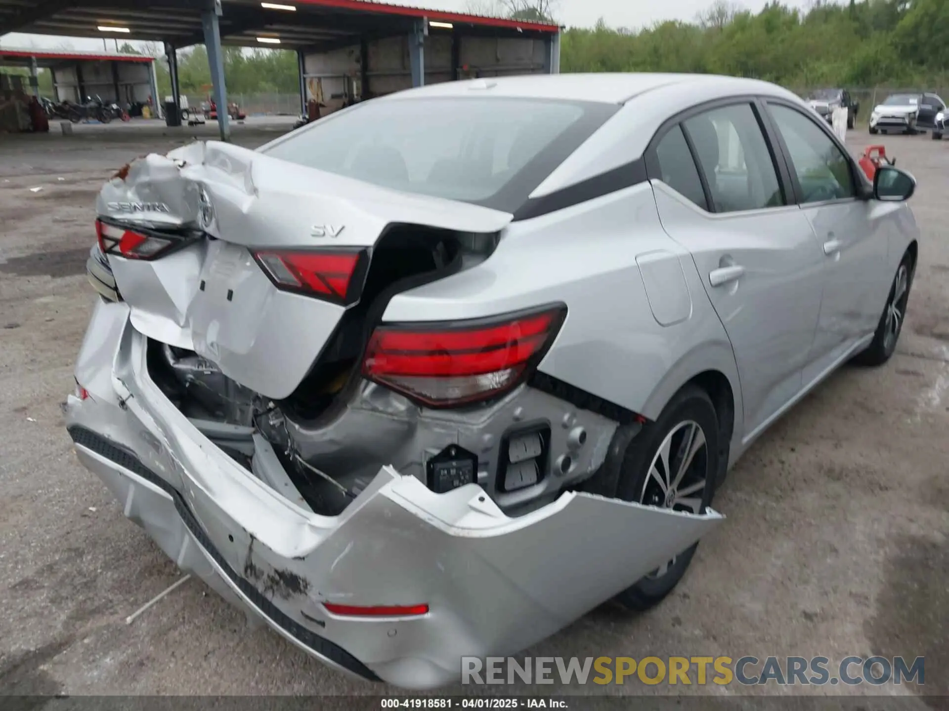 4 fotografías del automóvil dañado 3N1AB8CV1PY229584 NISSAN SENTRA 2023
