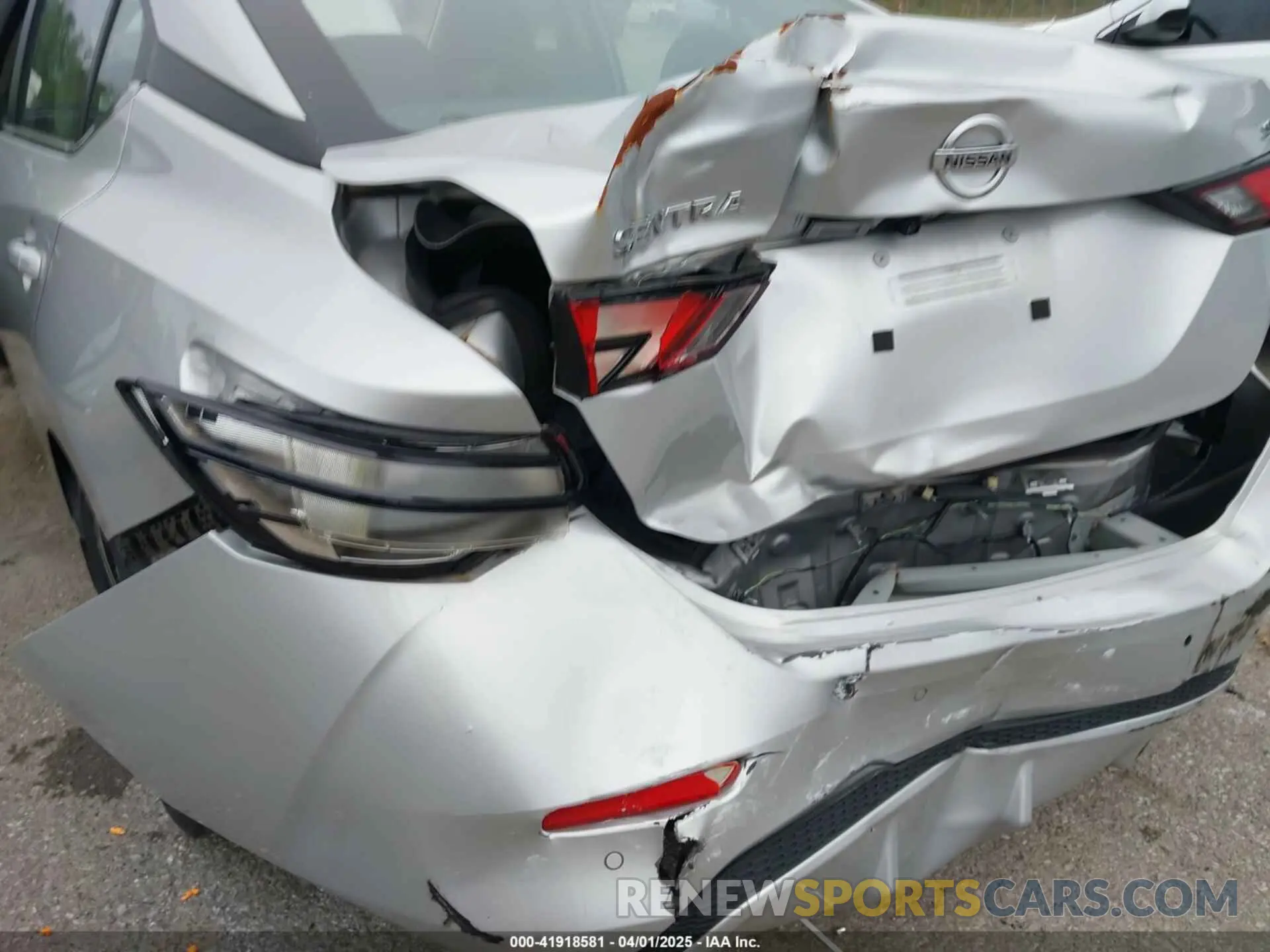 6 fotografías del automóvil dañado 3N1AB8CV1PY229584 NISSAN SENTRA 2023