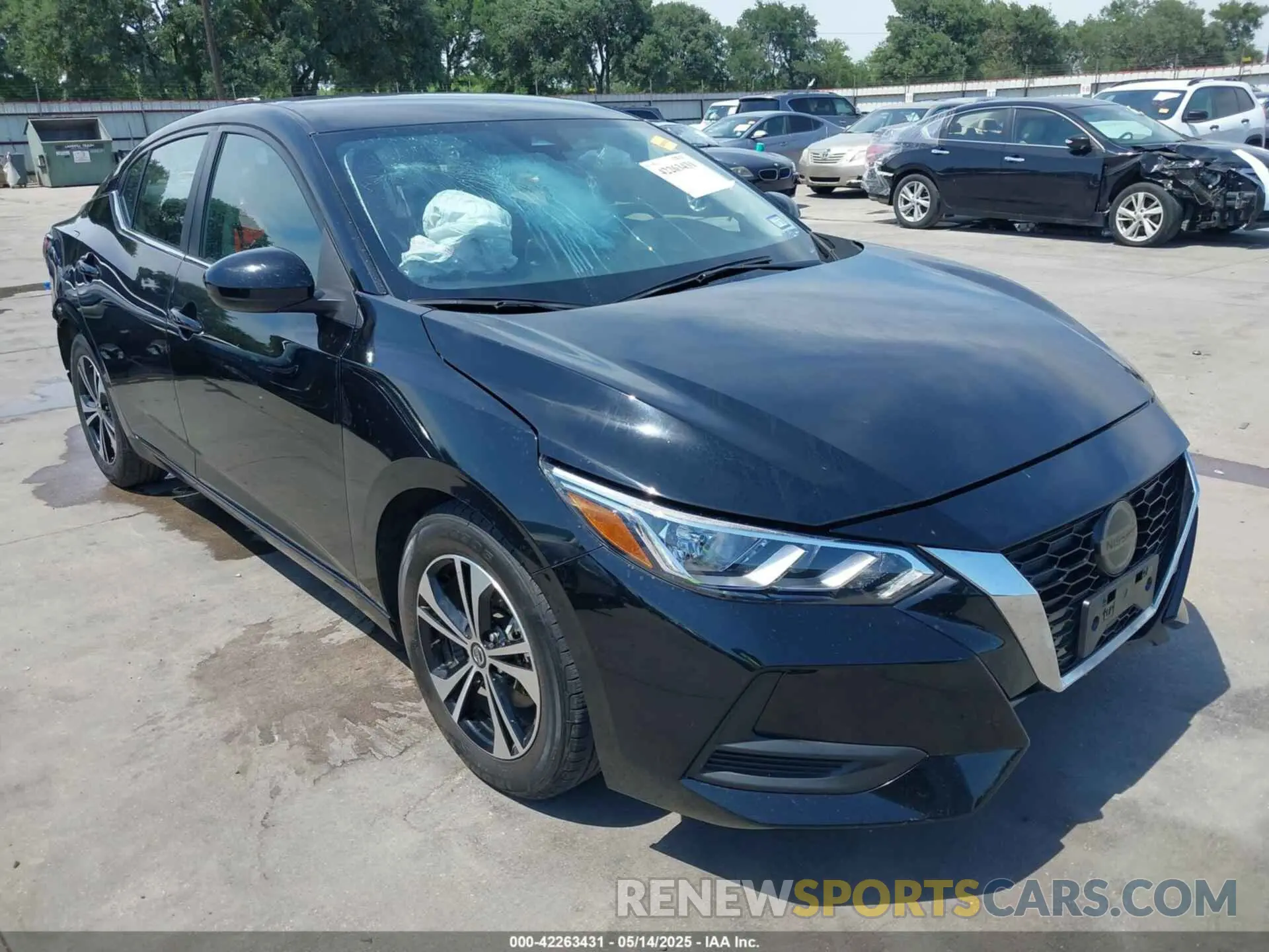 1 fotografías del automóvil dañado 3N1AB8CV1PY247695 NISSAN SENTRA 2023