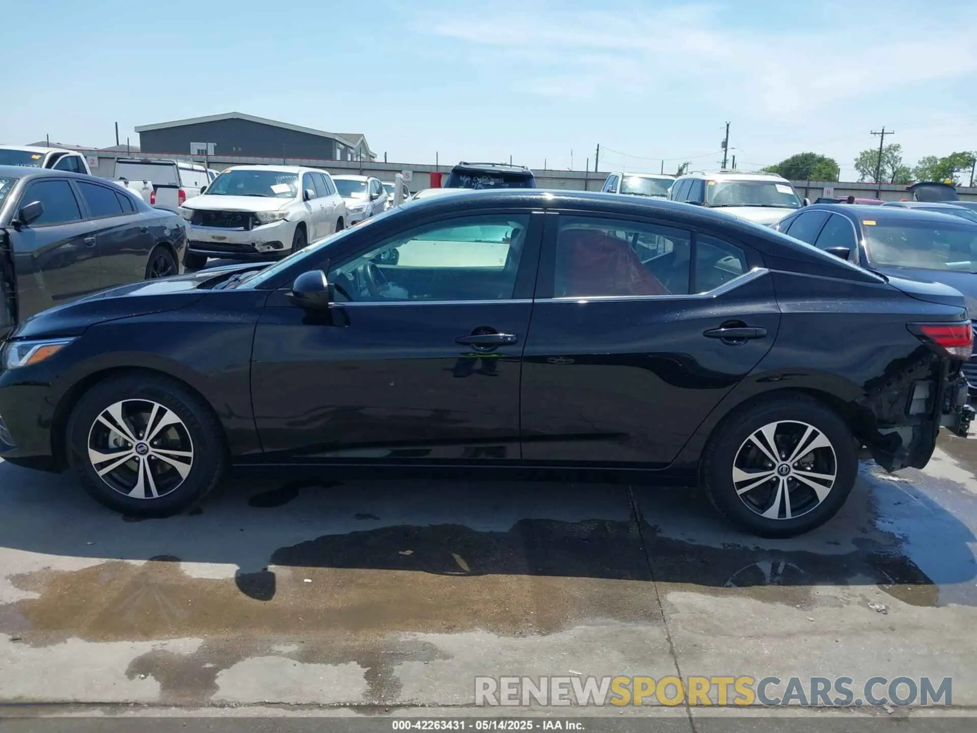 15 fotografías del automóvil dañado 3N1AB8CV1PY247695 NISSAN SENTRA 2023