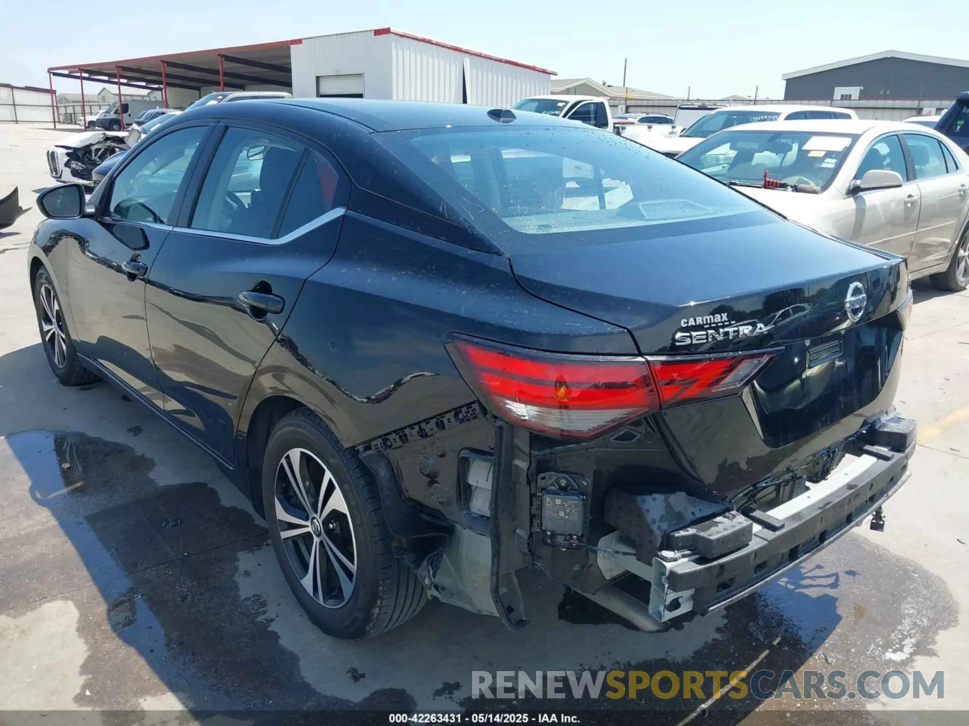 3 fotografías del automóvil dañado 3N1AB8CV1PY247695 NISSAN SENTRA 2023