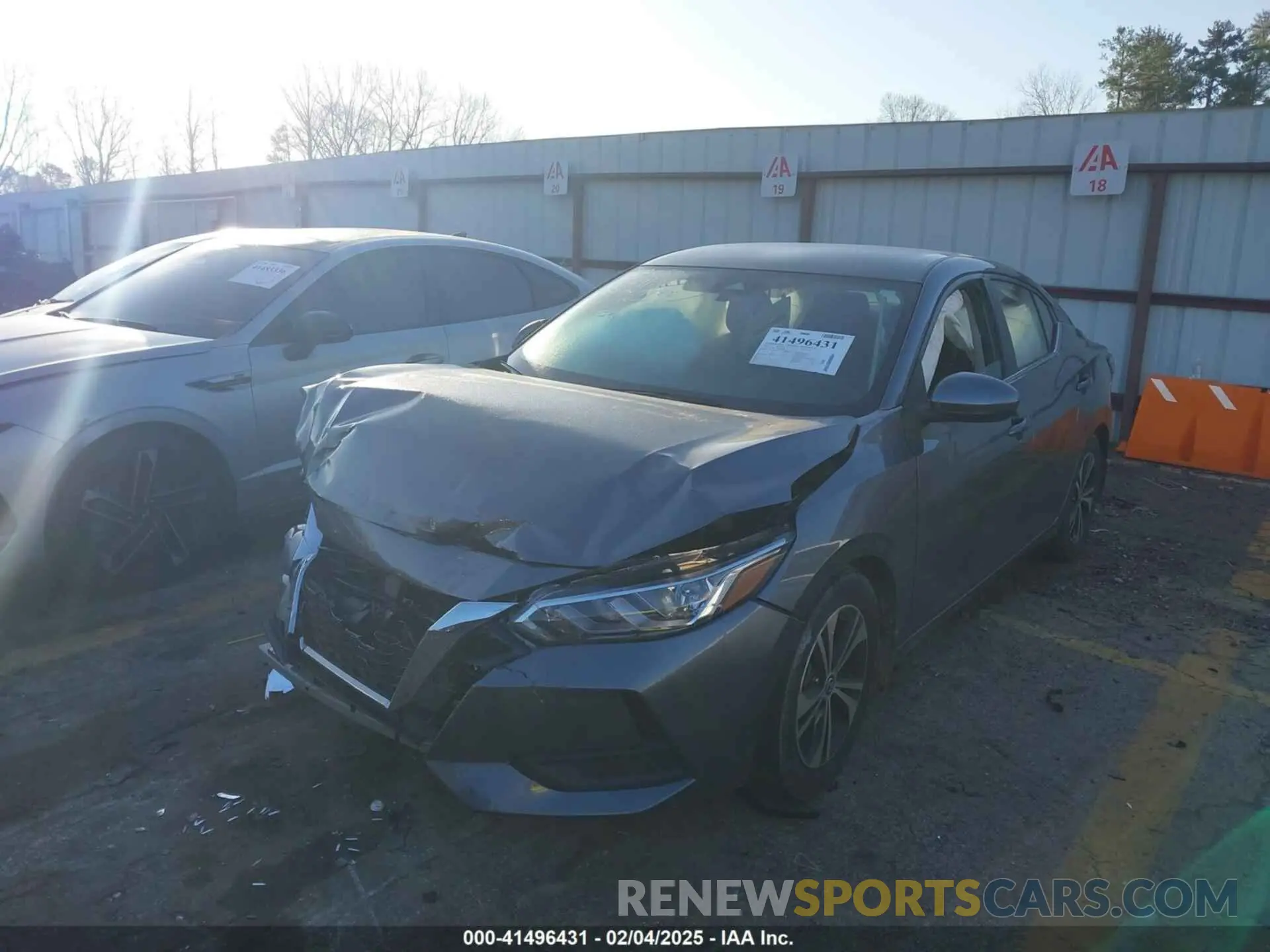 2 fotografías del automóvil dañado 3N1AB8CV1PY259748 NISSAN SENTRA 2023