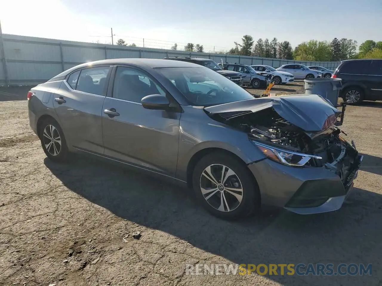 4 fotografías del automóvil dañado 3N1AB8CV1PY280762 NISSAN SENTRA 2023