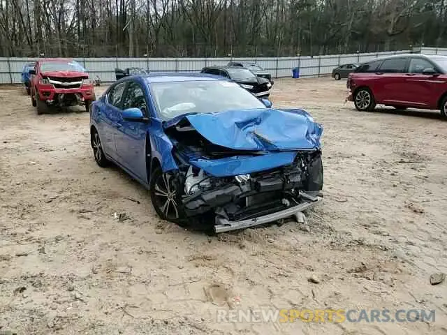 10 fotografías del automóvil dañado 3N1AB8CV1PY286237 NISSAN SENTRA 2023