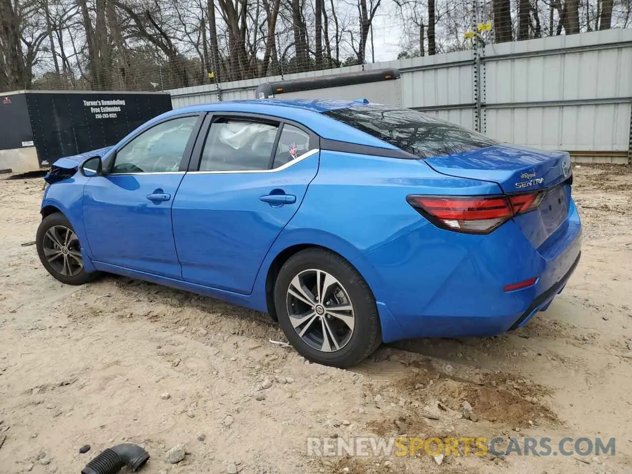 2 fotografías del automóvil dañado 3N1AB8CV1PY286237 NISSAN SENTRA 2023