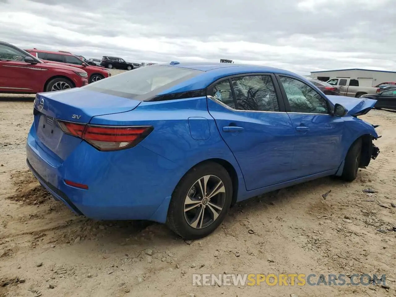 3 fotografías del automóvil dañado 3N1AB8CV1PY286237 NISSAN SENTRA 2023