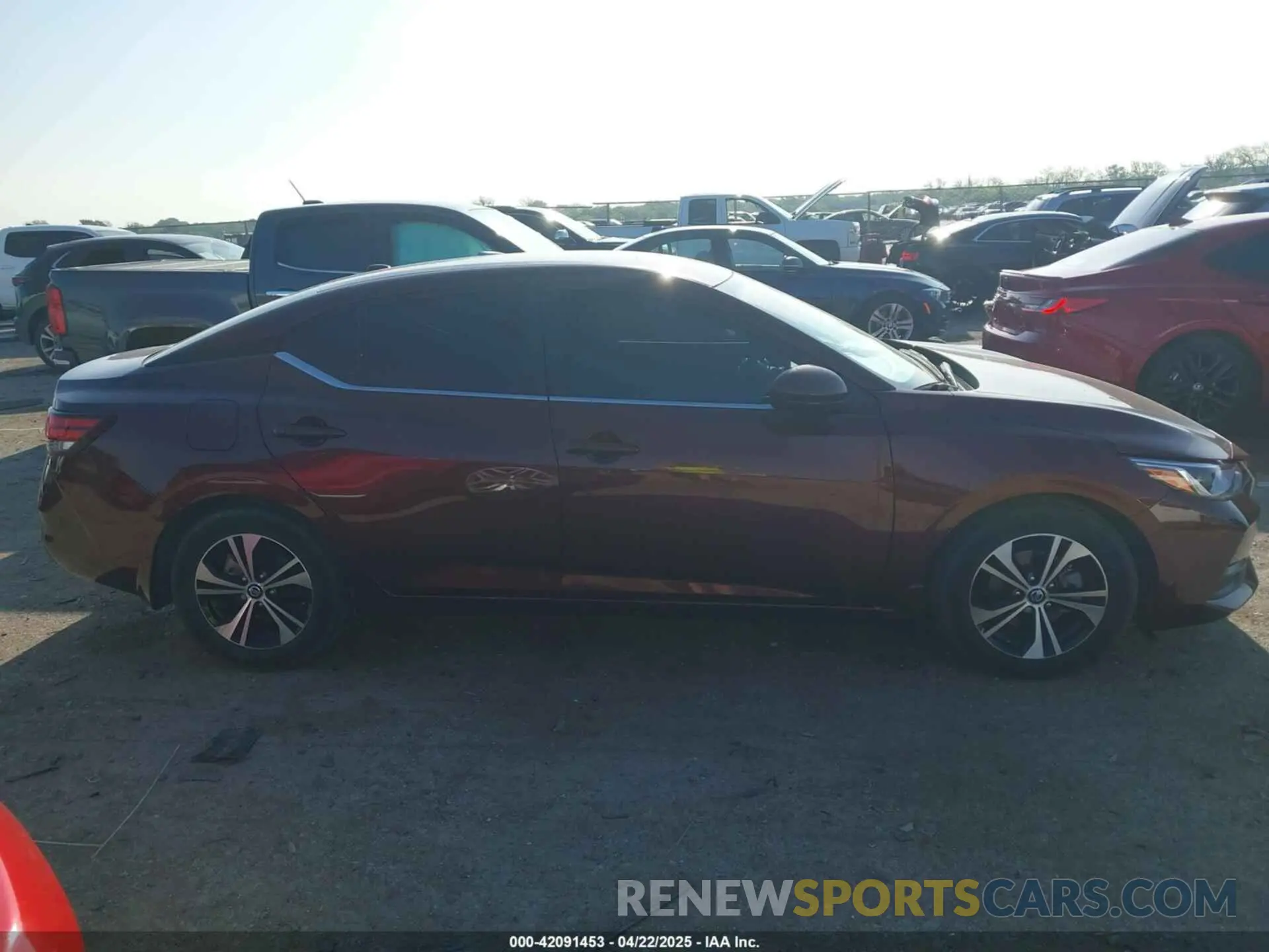 13 fotografías del automóvil dañado 3N1AB8CV1PY286965 NISSAN SENTRA 2023