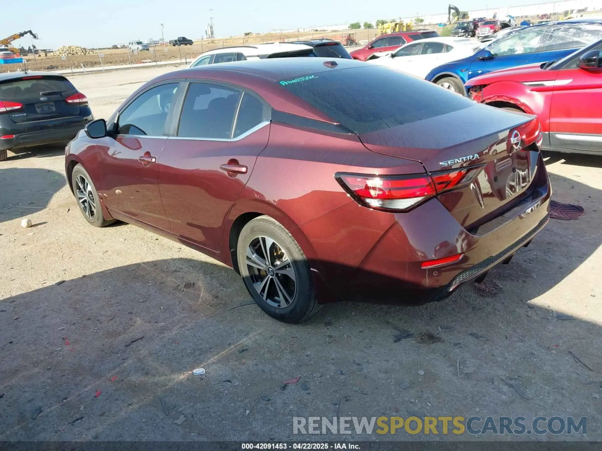3 fotografías del automóvil dañado 3N1AB8CV1PY286965 NISSAN SENTRA 2023