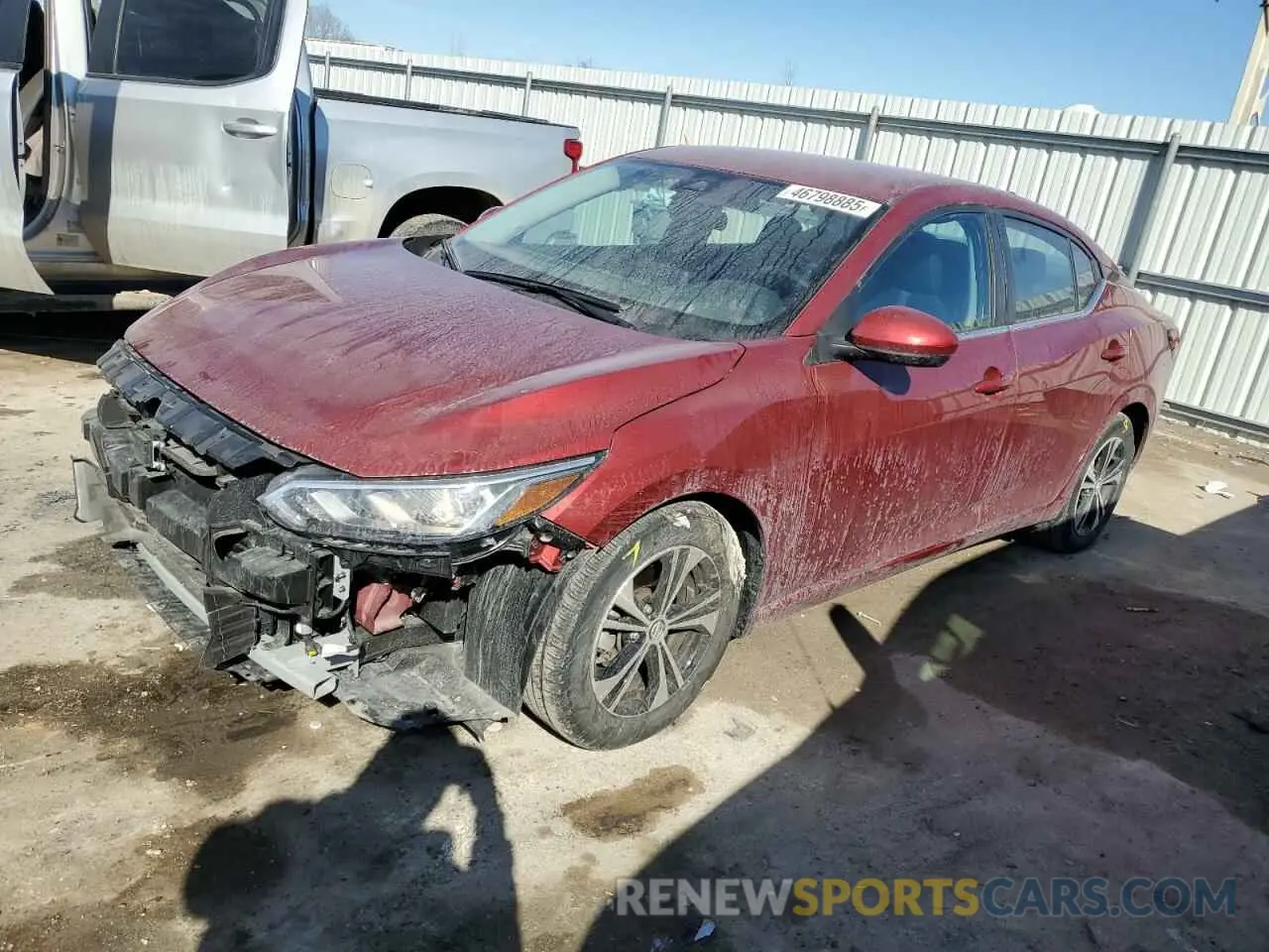 1 fotografías del automóvil dañado 3N1AB8CV1PY313808 NISSAN SENTRA 2023
