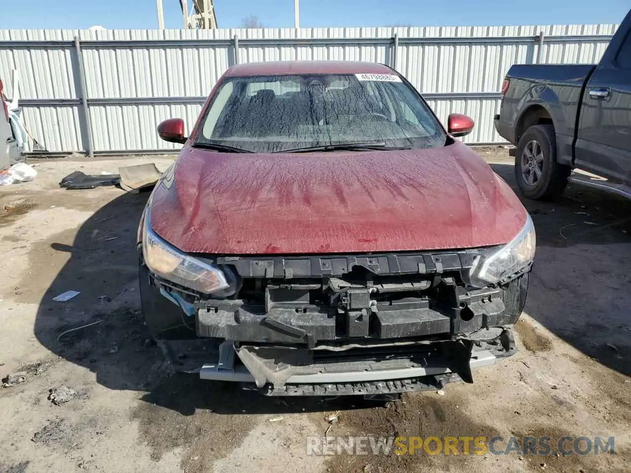 5 fotografías del automóvil dañado 3N1AB8CV1PY313808 NISSAN SENTRA 2023