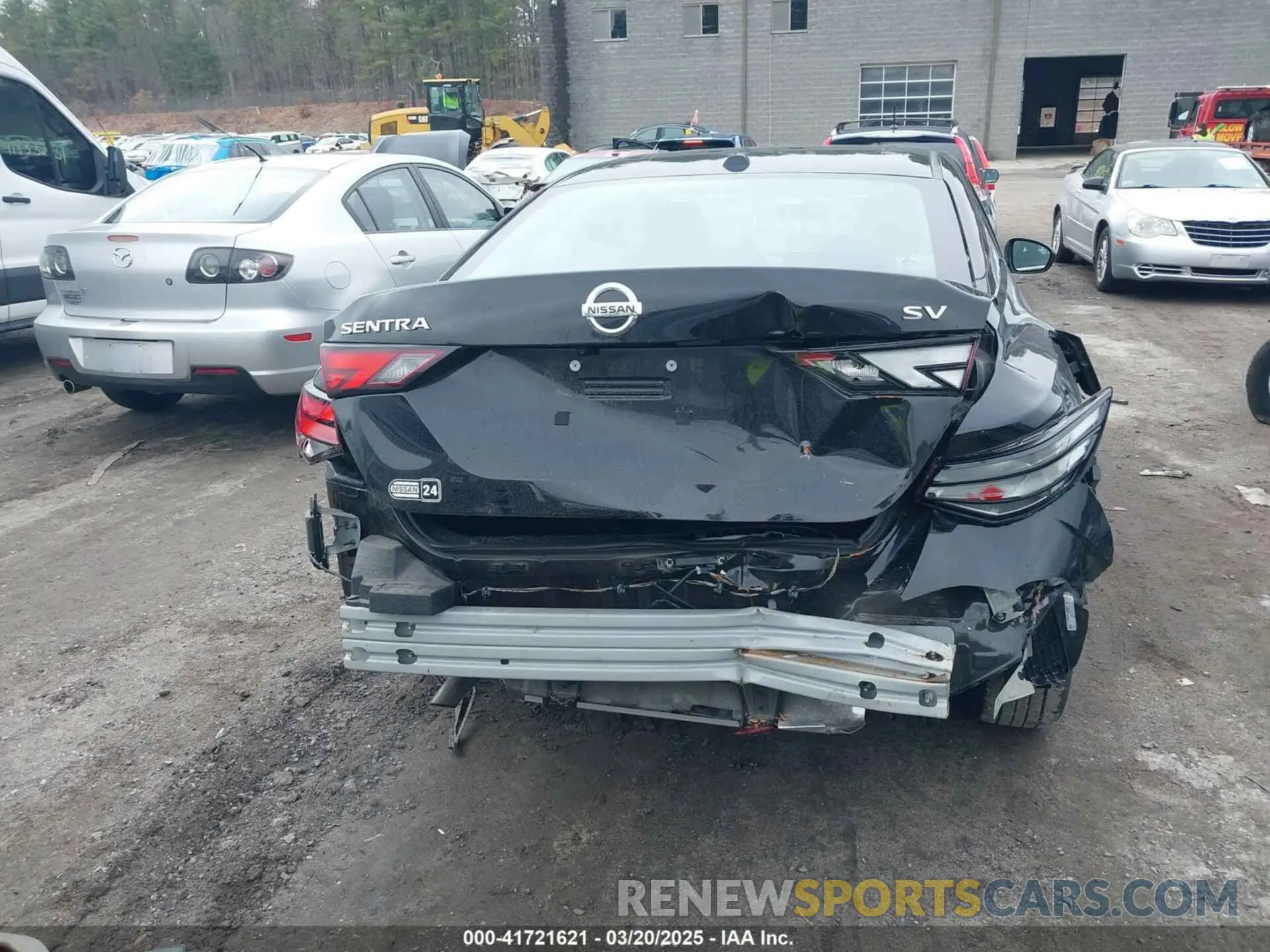 17 fotografías del automóvil dañado 3N1AB8CV1PY314246 NISSAN SENTRA 2023