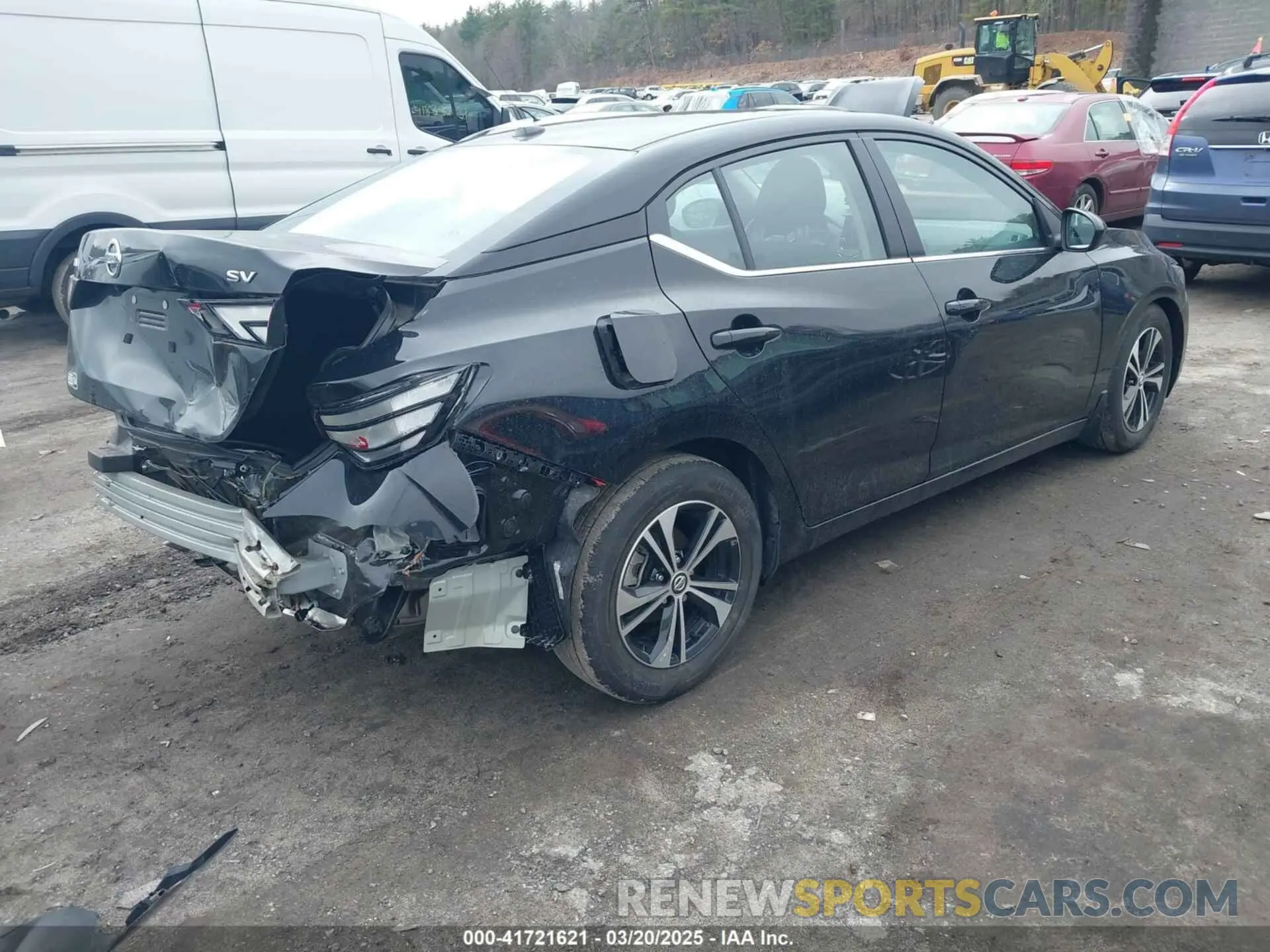 4 fotografías del automóvil dañado 3N1AB8CV1PY314246 NISSAN SENTRA 2023