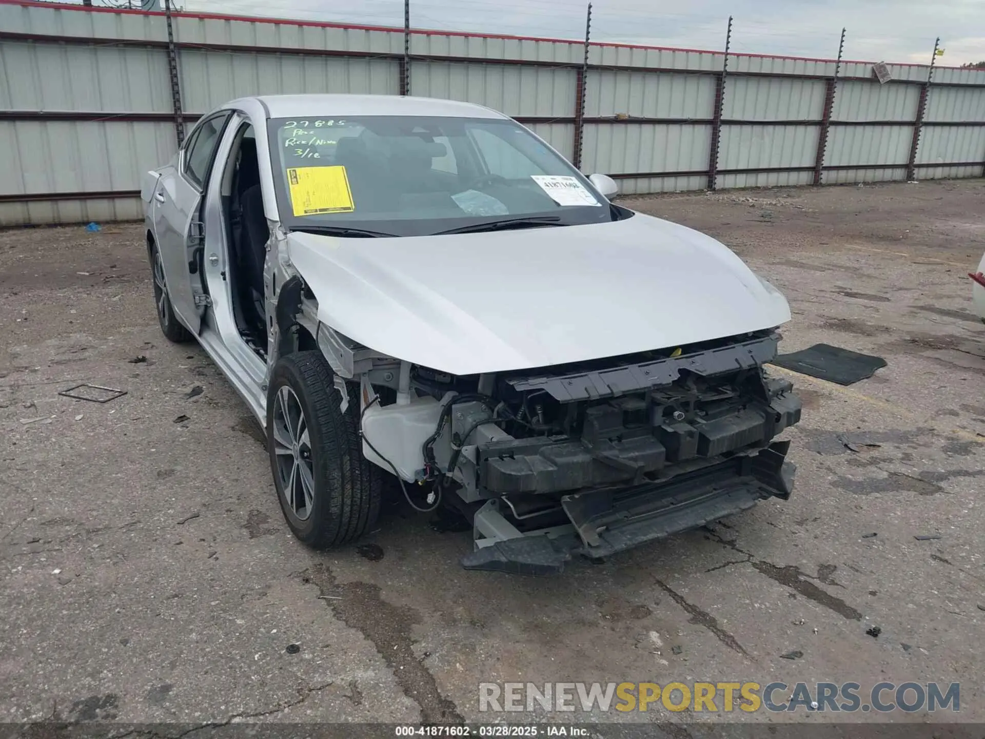 1 fotografías del automóvil dañado 3N1AB8CV2PY279233 NISSAN SENTRA 2023
