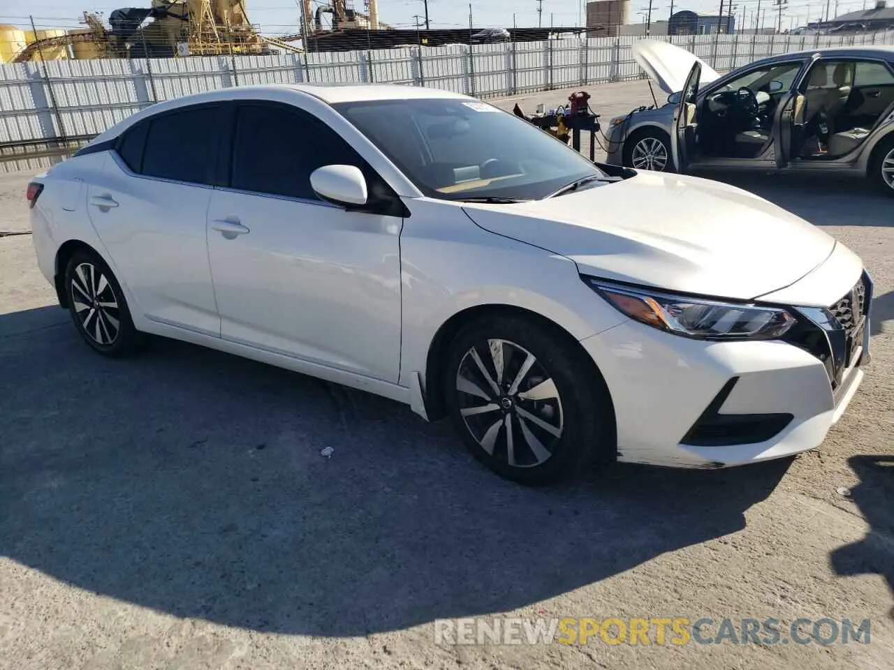 4 fotografías del automóvil dañado 3N1AB8CV2PY293858 NISSAN SENTRA 2023
