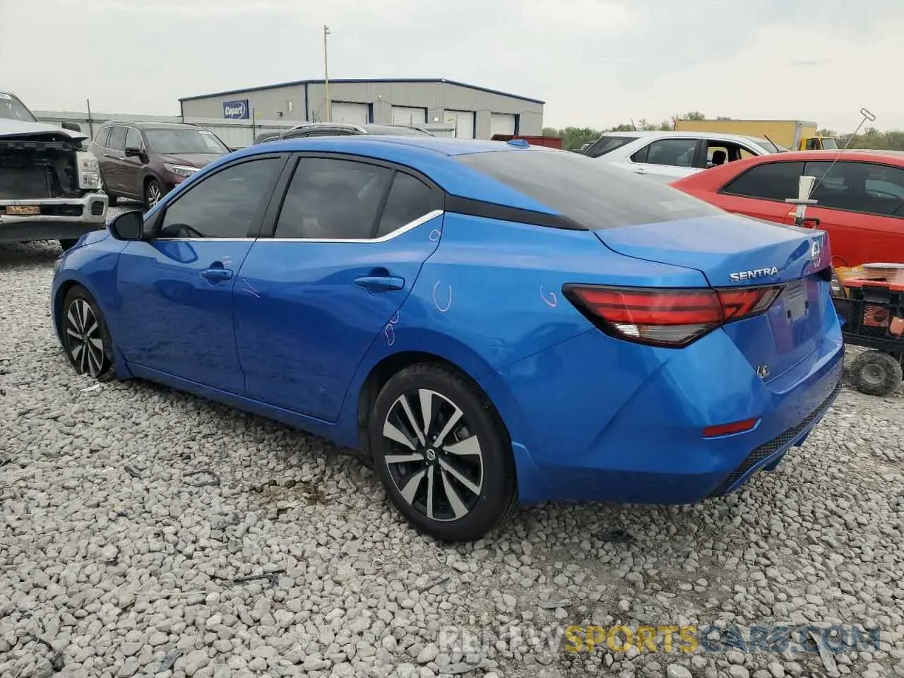 2 fotografías del automóvil dañado 3N1AB8CV2PY300520 NISSAN SENTRA 2023