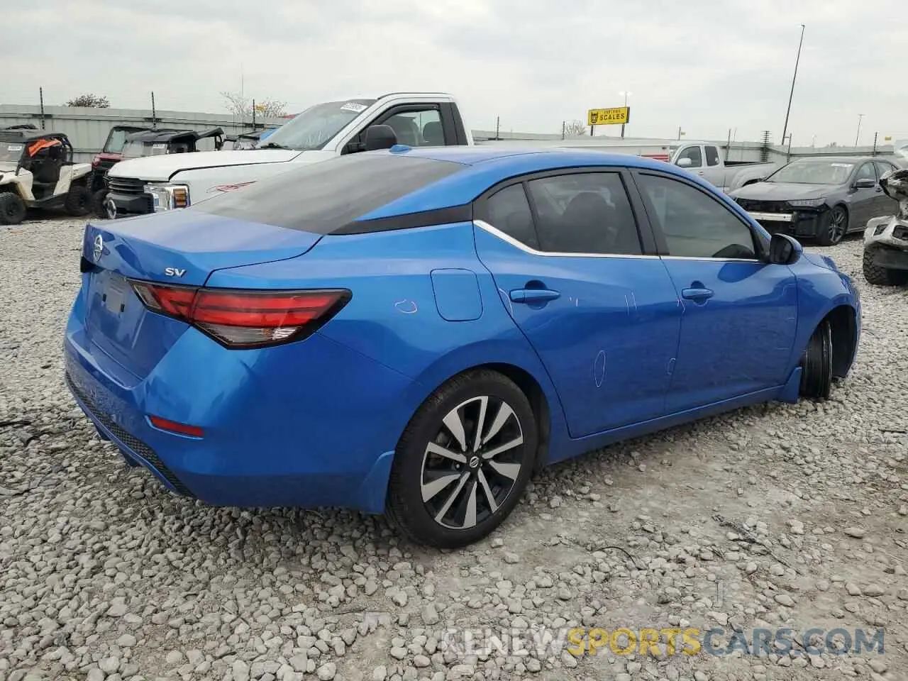 3 fotografías del automóvil dañado 3N1AB8CV2PY300520 NISSAN SENTRA 2023